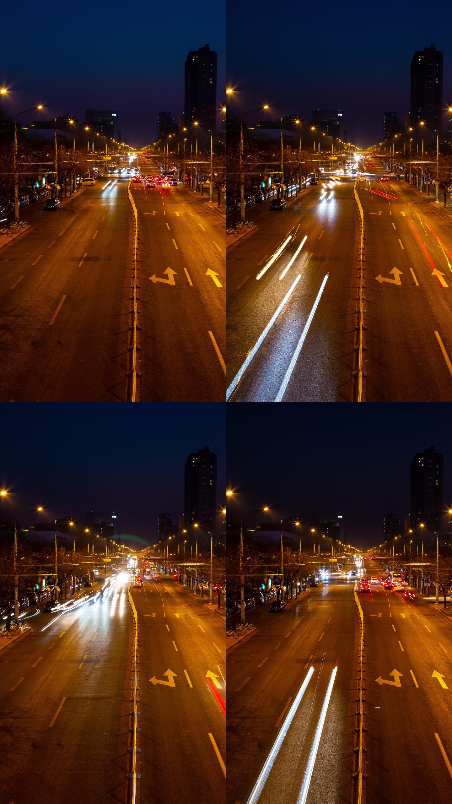 北京竖版延时夜景