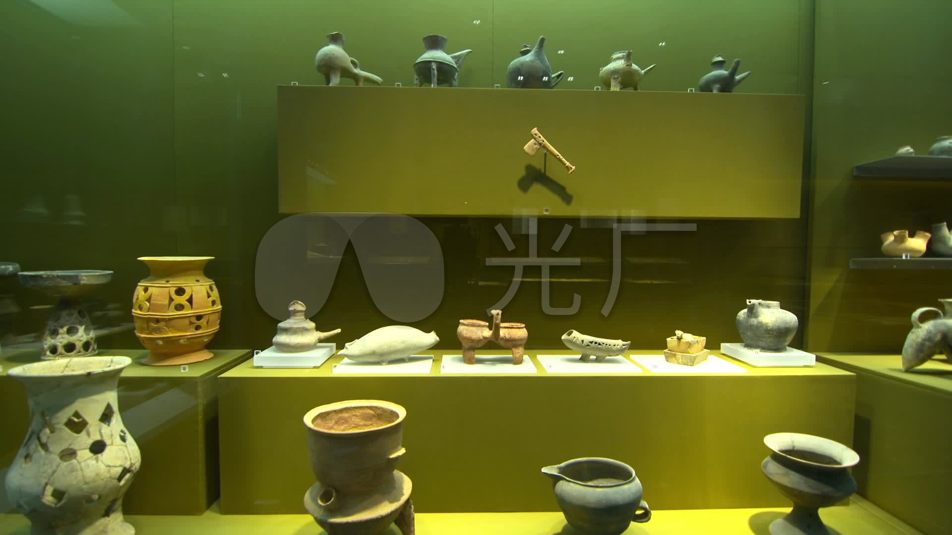 视频素材 实拍视频 国内元素 南京博物院博物馆文物参观古董  来自