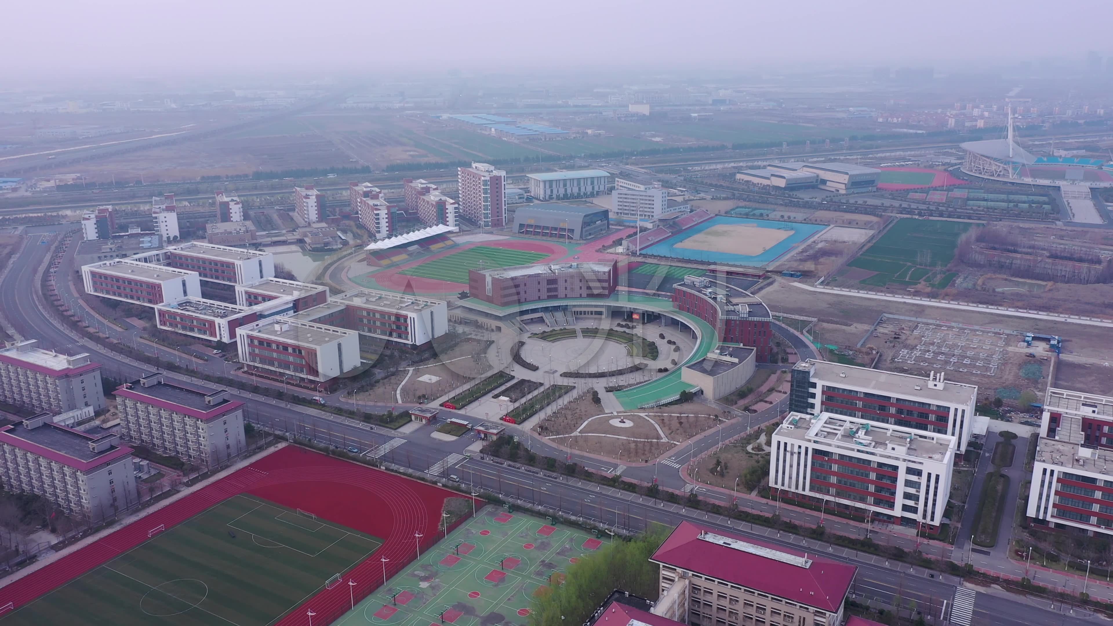 4k航拍南京医科大学康达学院_3840x2160_高清188比分