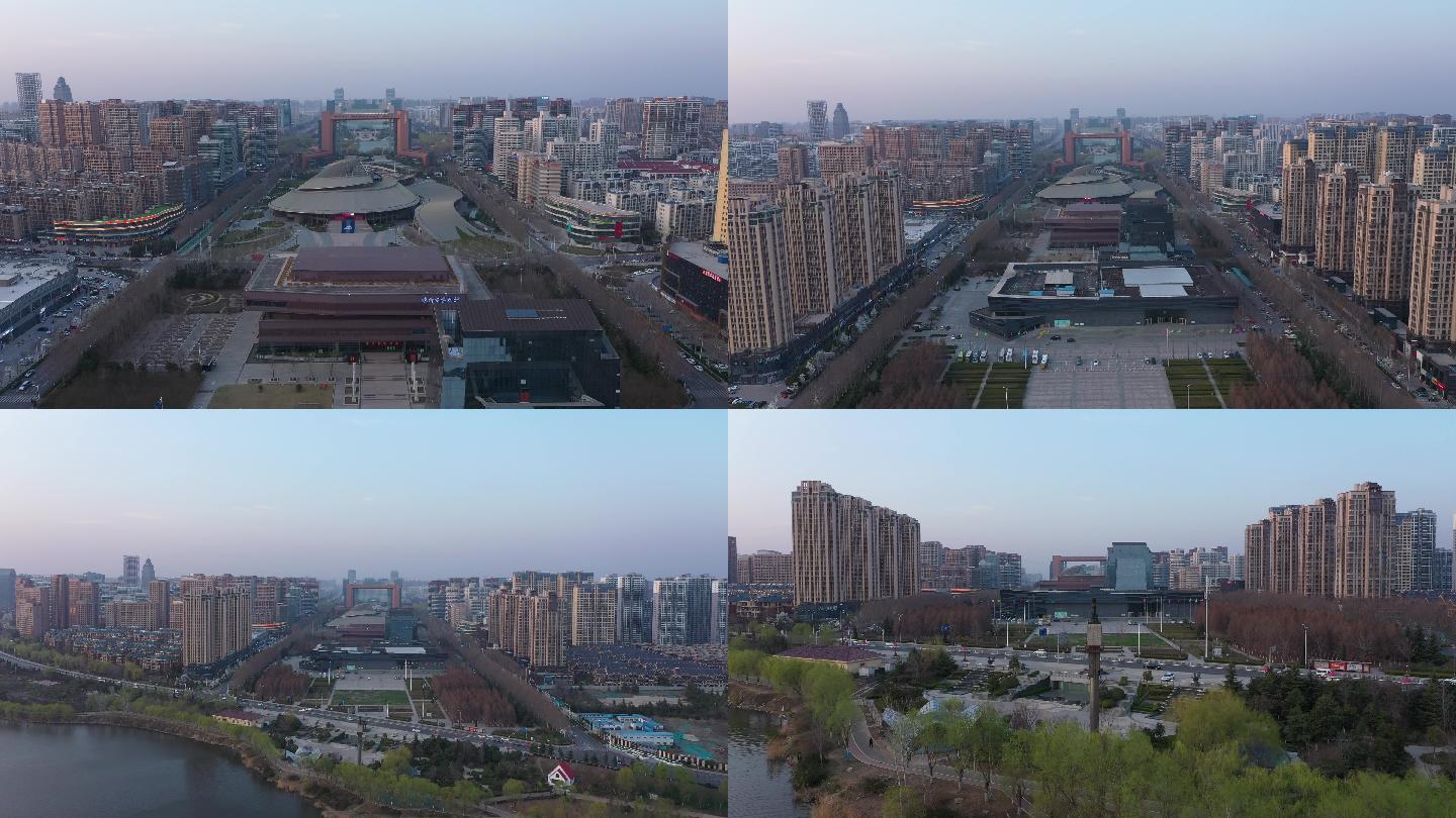 4k-原素材-临沂市五洲湖周边