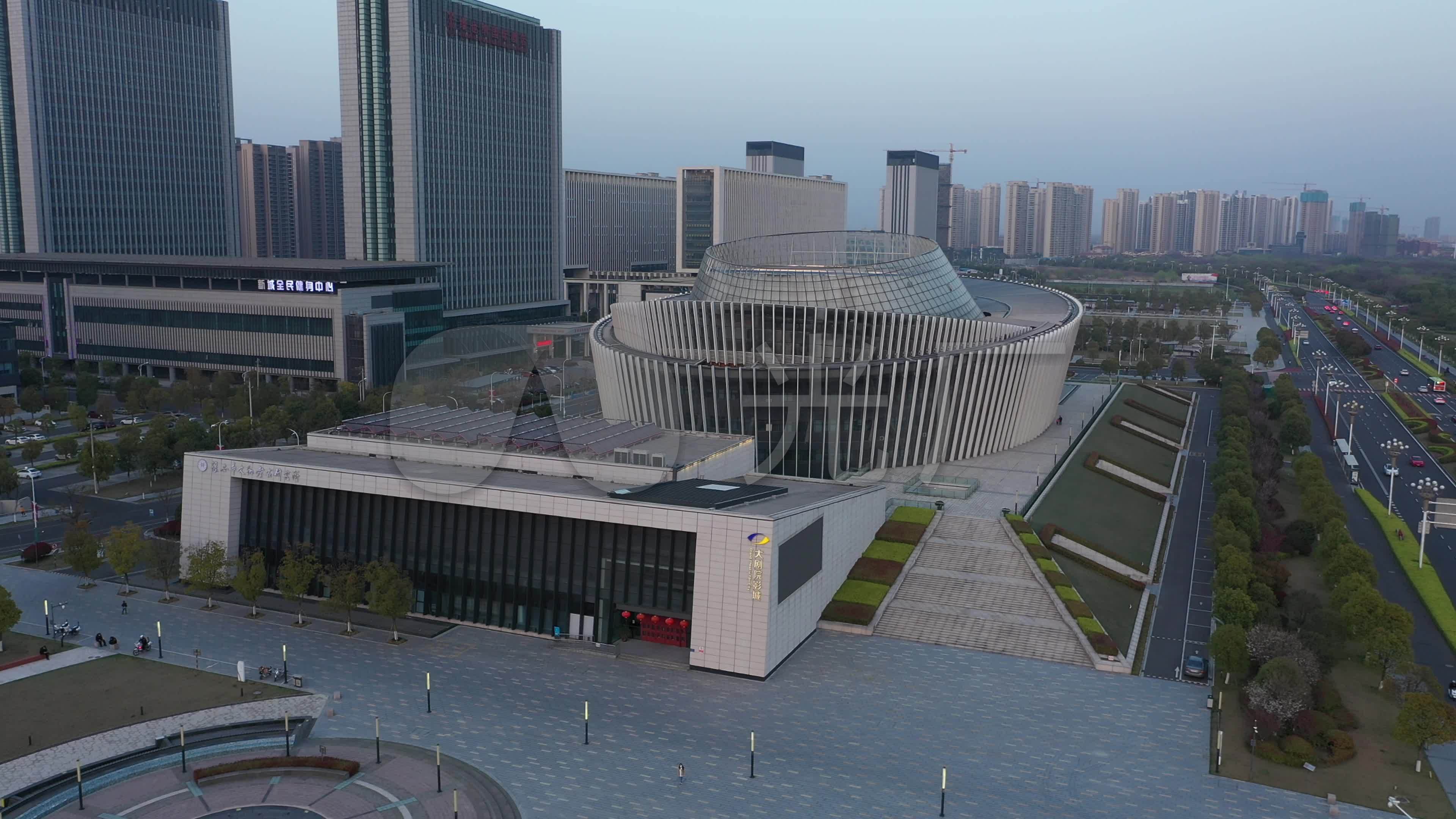 4k-原素材-淮安市大剧院_3840x2160_高清视频素材下载