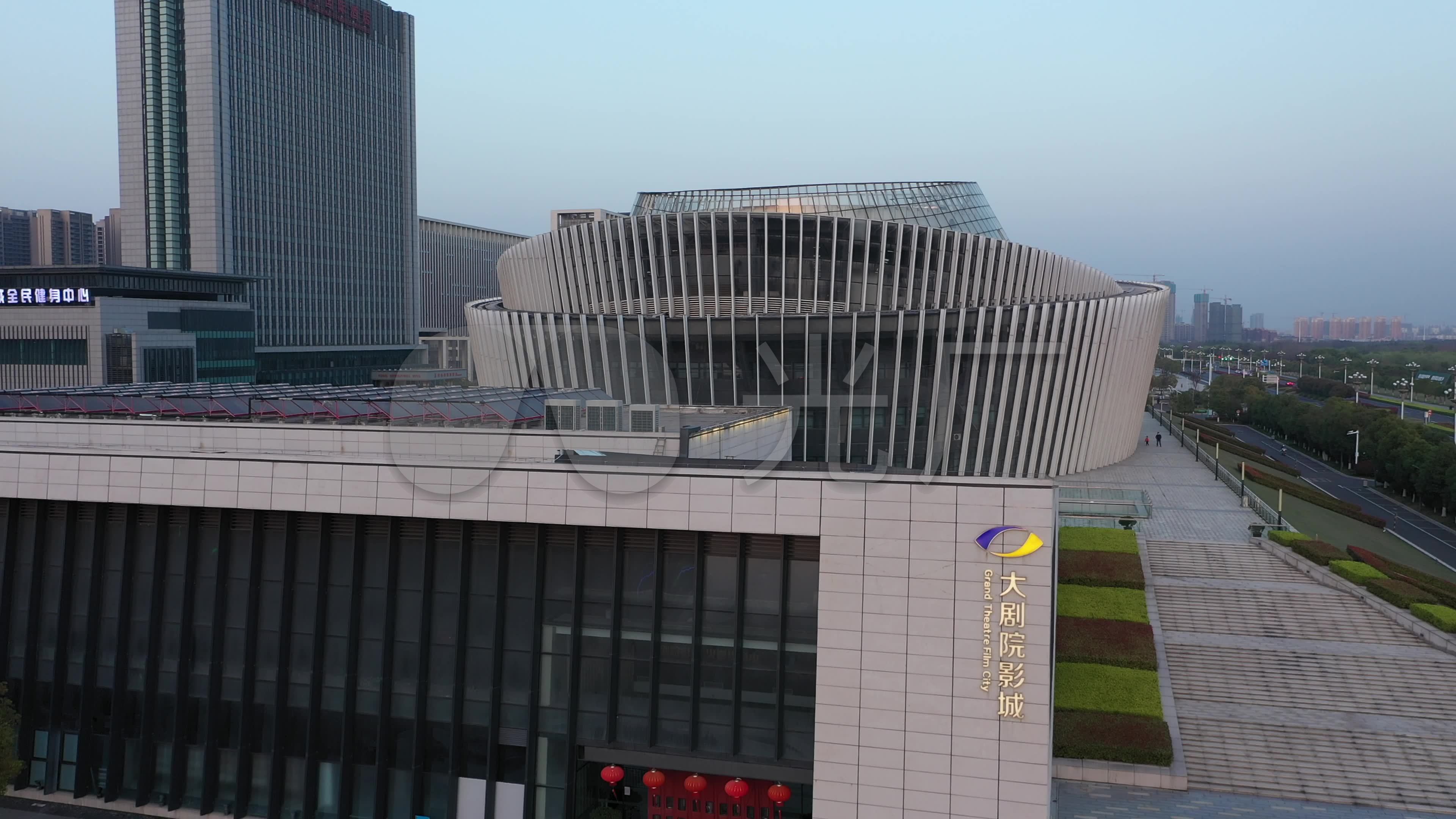 4k-原素材-淮安市大剧院_3840x2160_高清视频素材下载