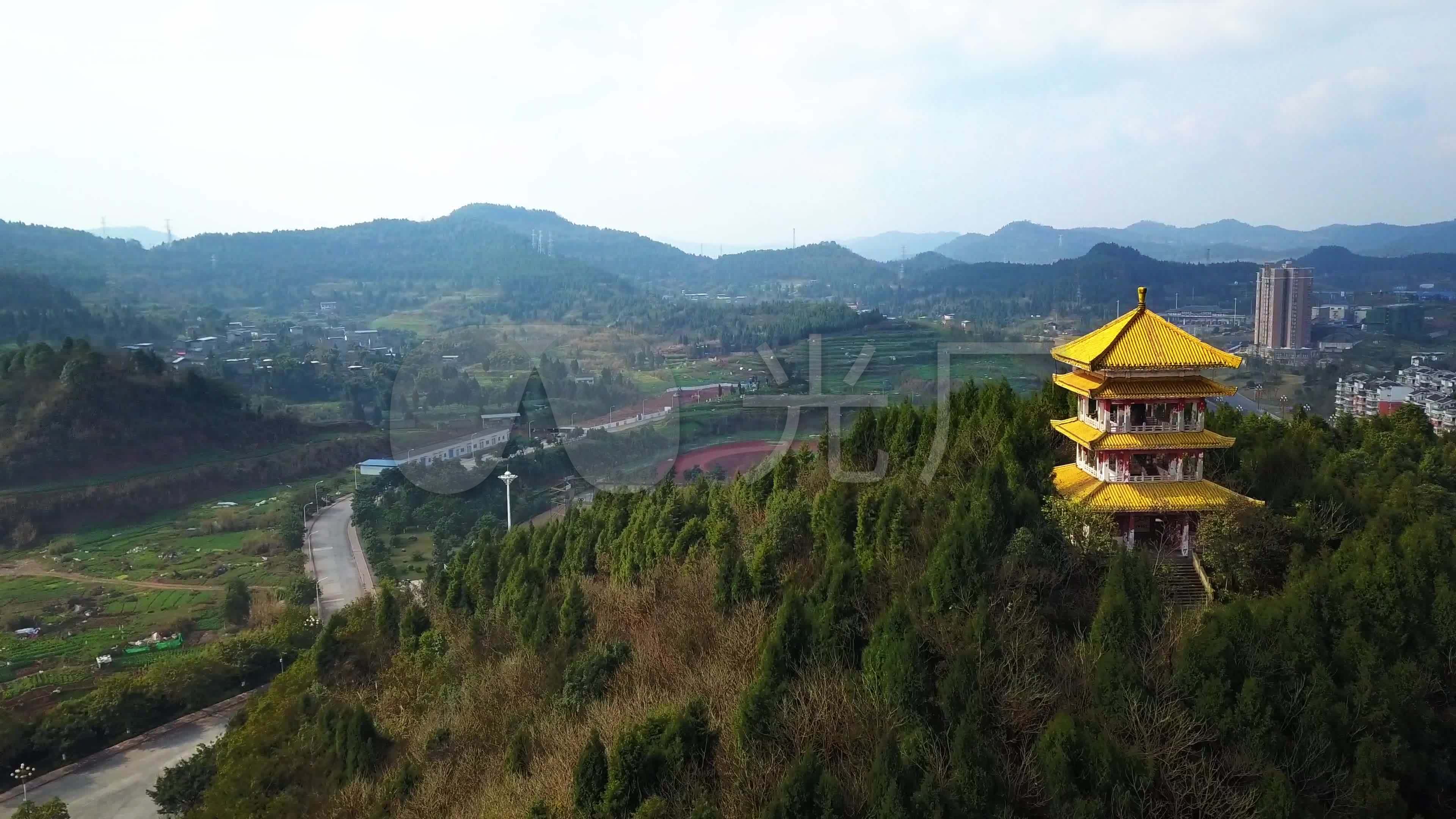 4k 南充西山风景区