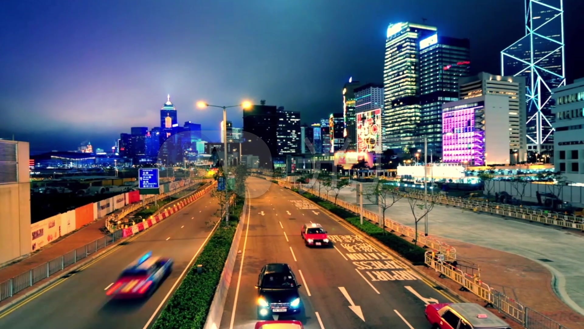 繁华城市夜景