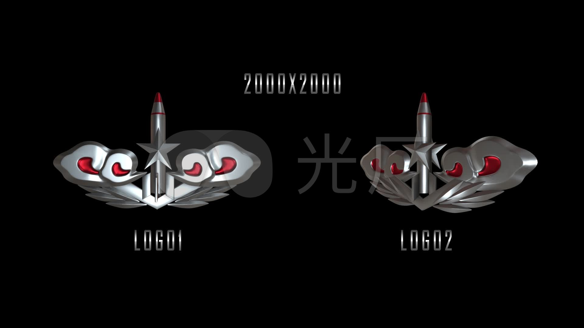 火箭军logo角标_视频素材包下载(编号:4526802)_影视