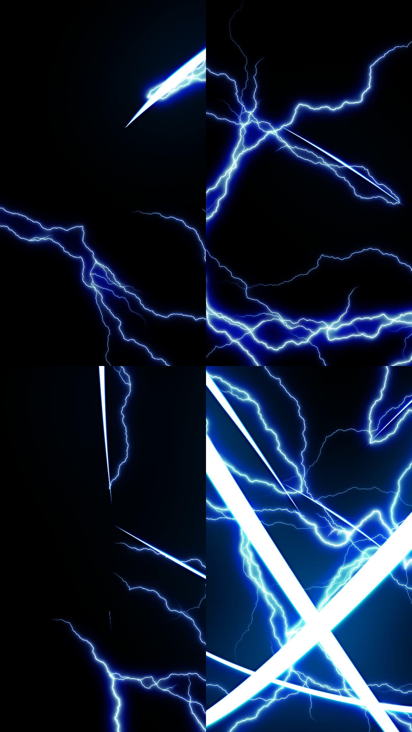 抖音2d劈砍刀光能量光mg闪电特效素材