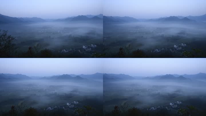 唯美云雾雾天空云大山仙境