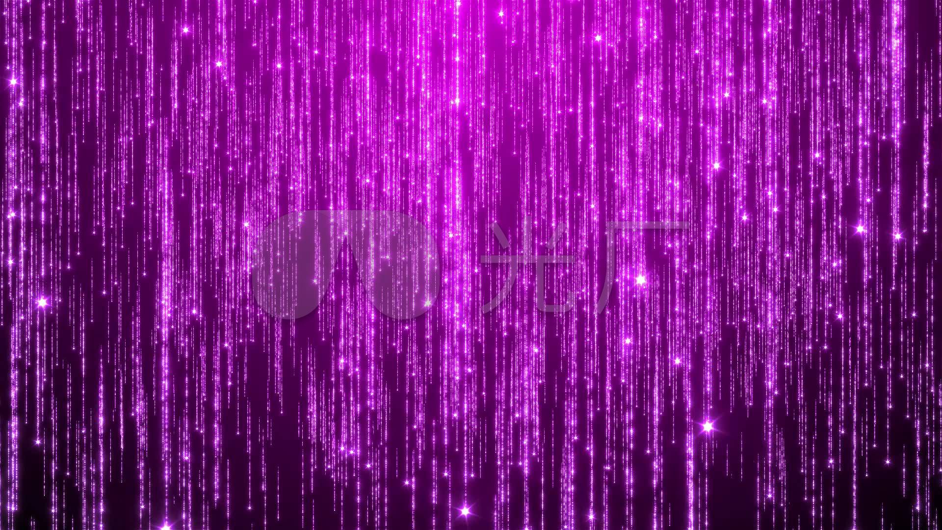 星光璀璨紫色粒子雨大气led背景_1920x1080_高清188比分直播下载(编号