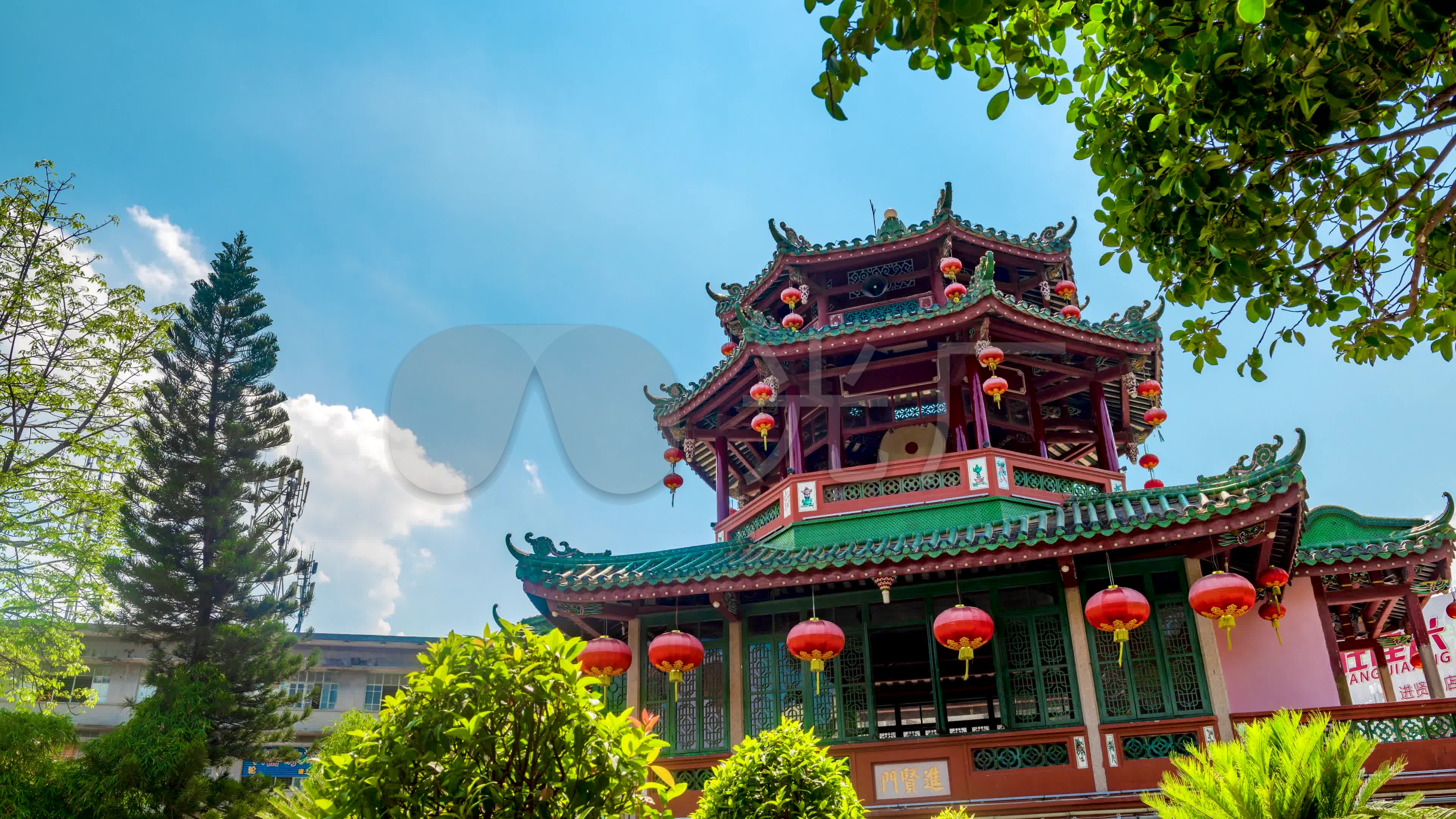 【正版素材】揭阳进贤门_3840x2160_高清视频素材下载
