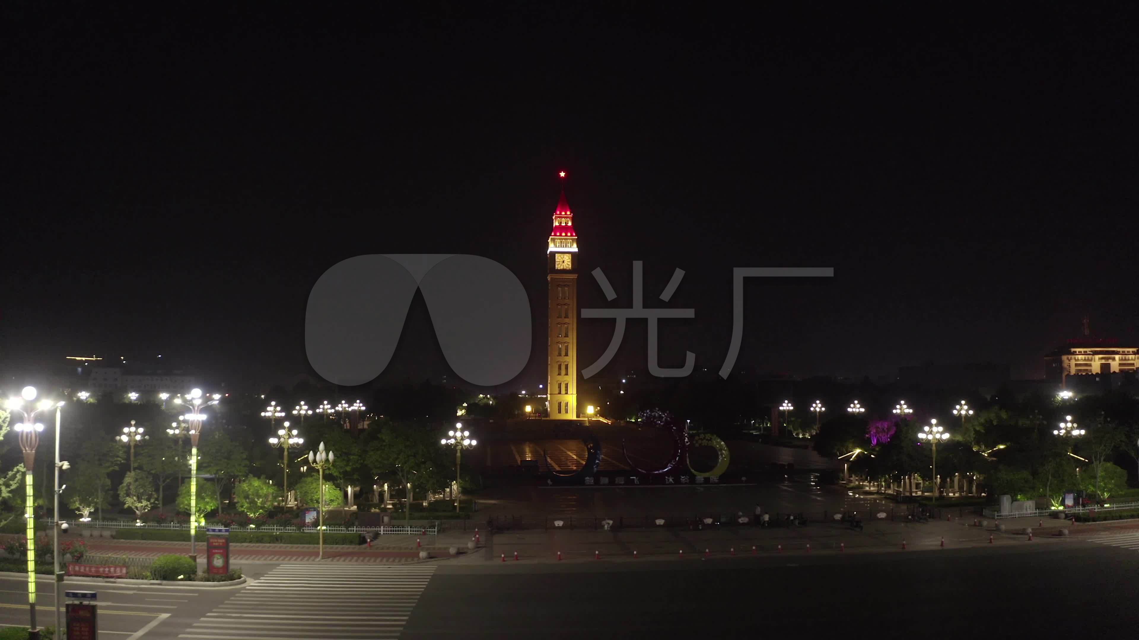 【4k】鹤壁新世纪广场夜景