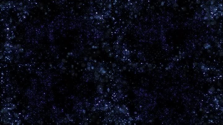 发光的蓝色星星粒子