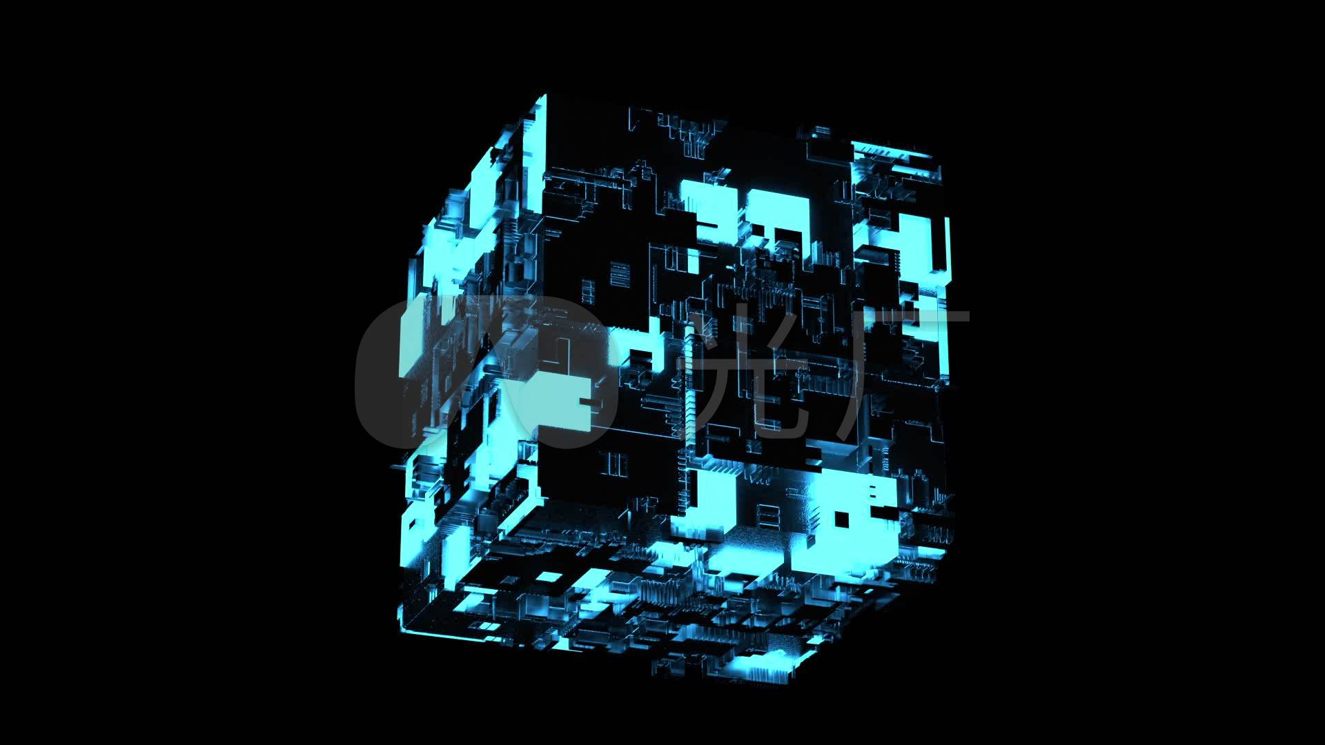 科技能量块全息方块三维动画_其他下载(编号:4608246)