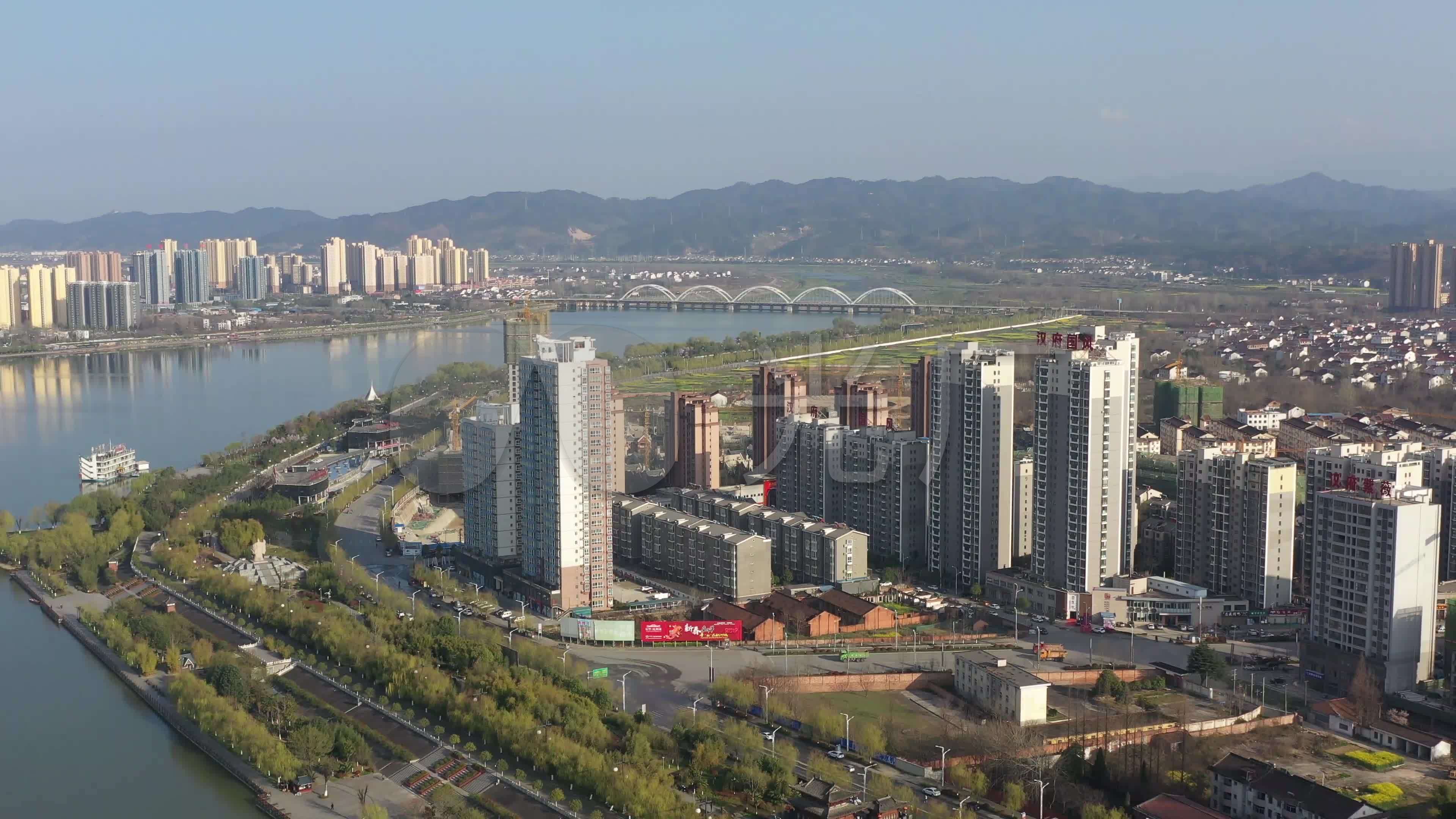 汉中市南郑区大全景汉江大桥