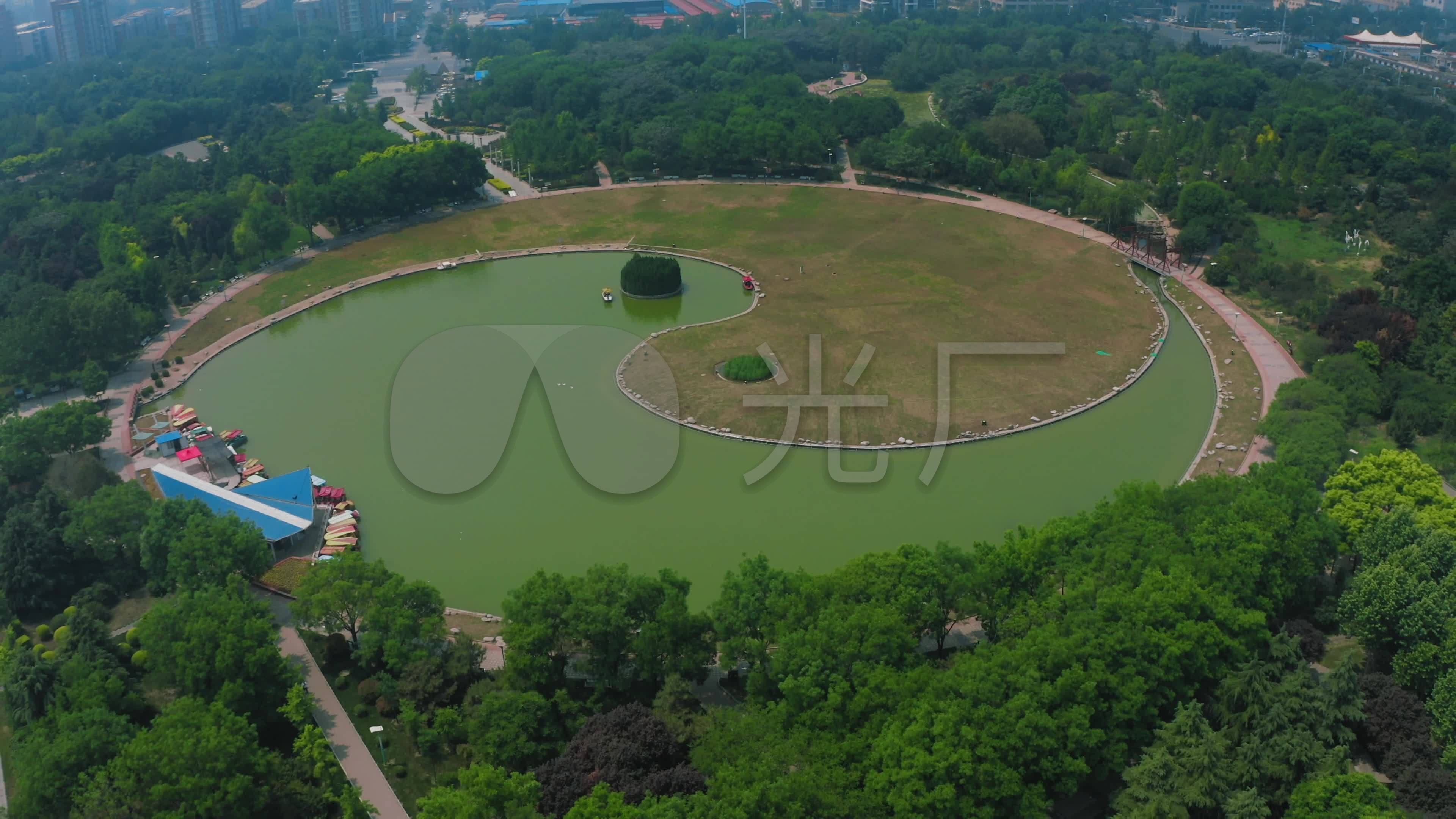 【4k】安阳市易园太极湖