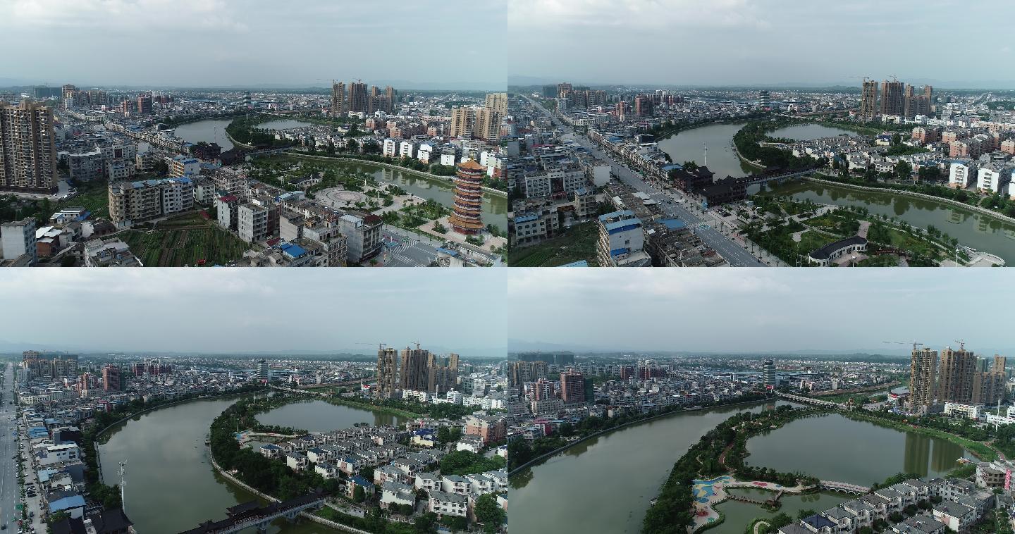 【原创】4k城市航拍-湖北咸宁通城县航拍