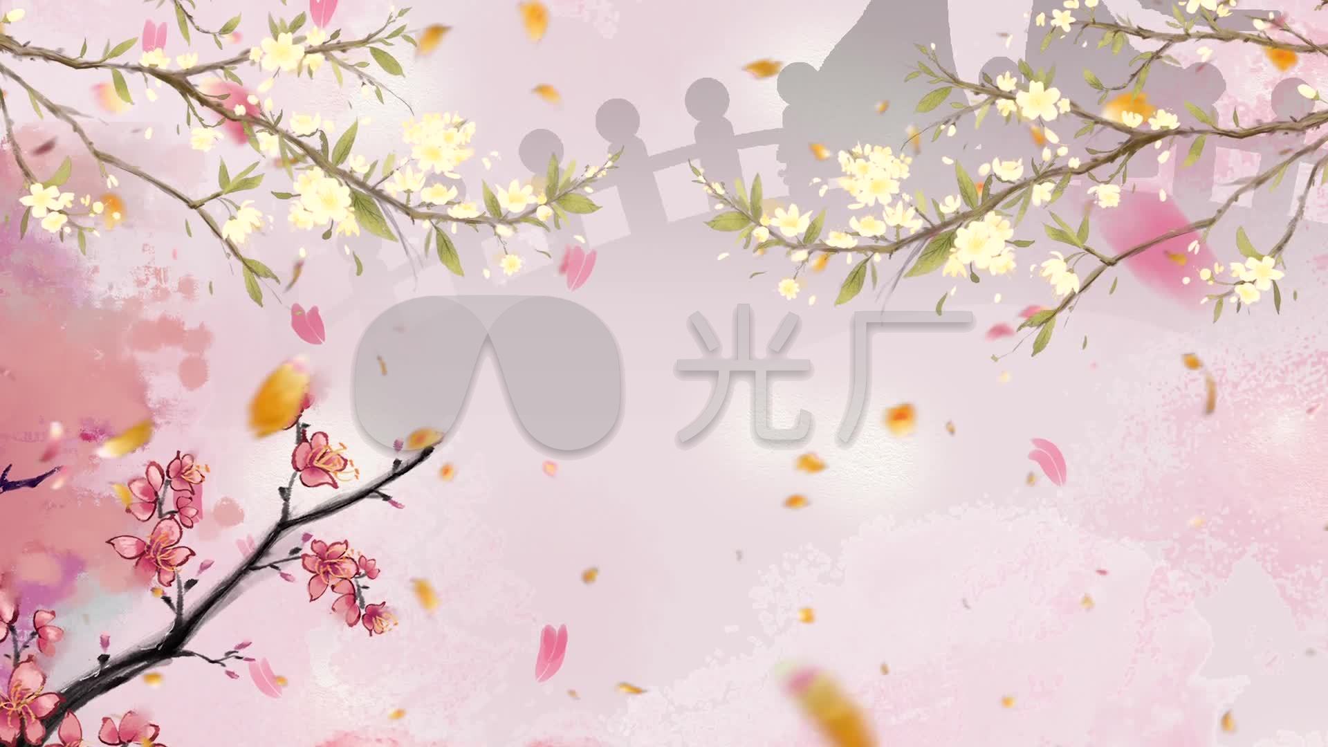 梨花廋-古风背景_1920x1080_高清视频素材下载(编号:)
