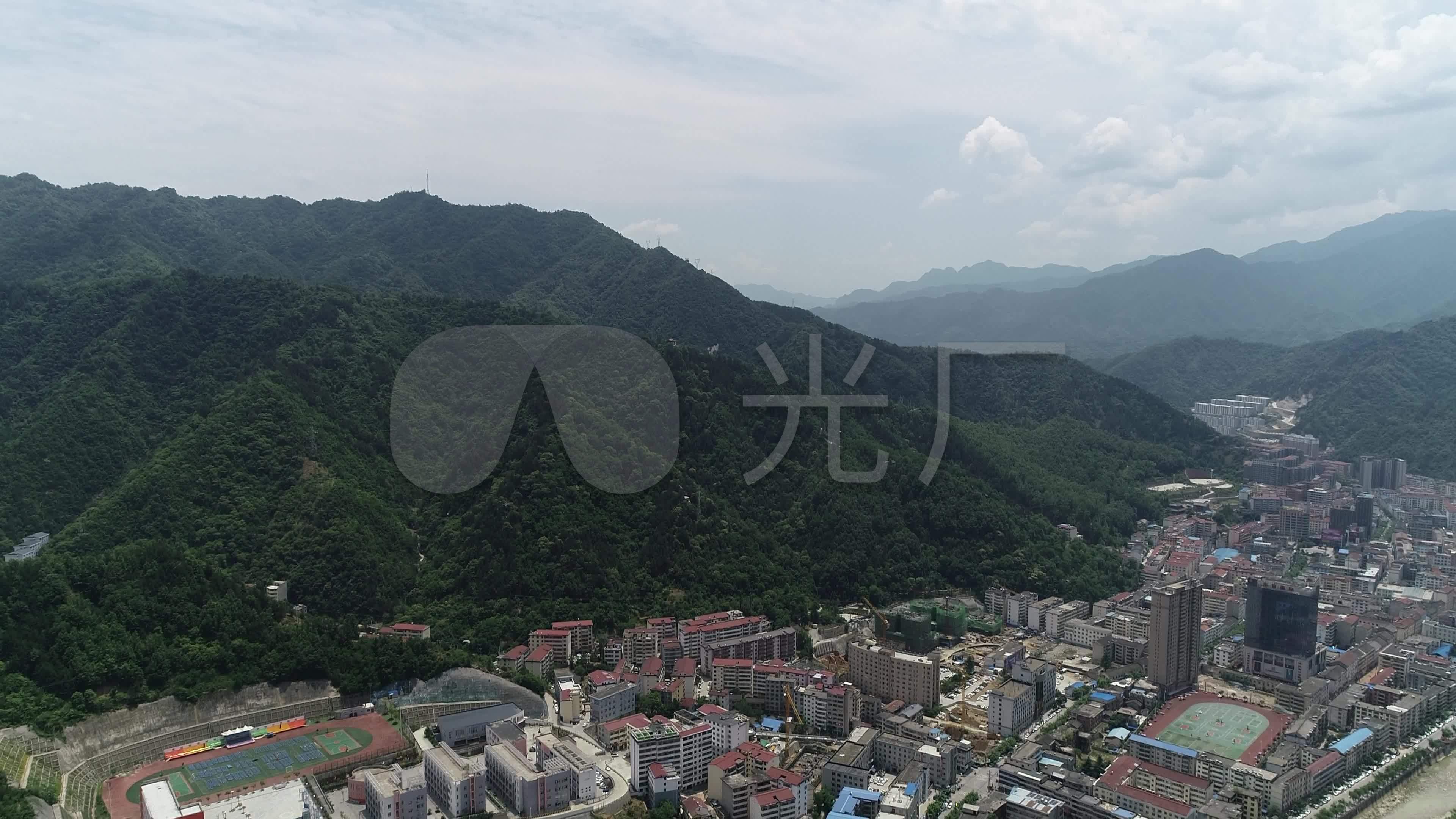 航拍秦岭山脉航拍自然航拍航拍柞水