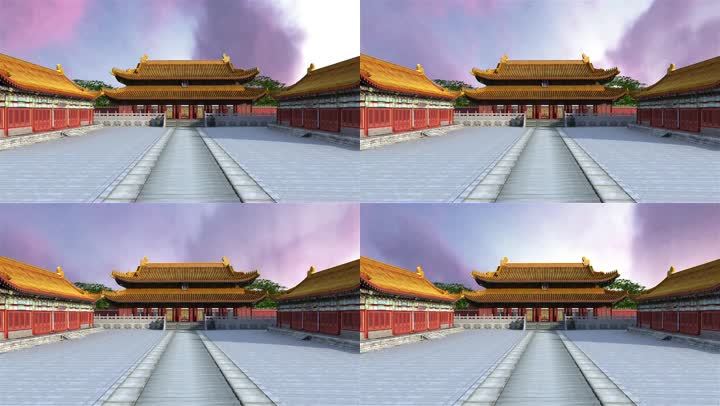 故宫皇宫循环背景