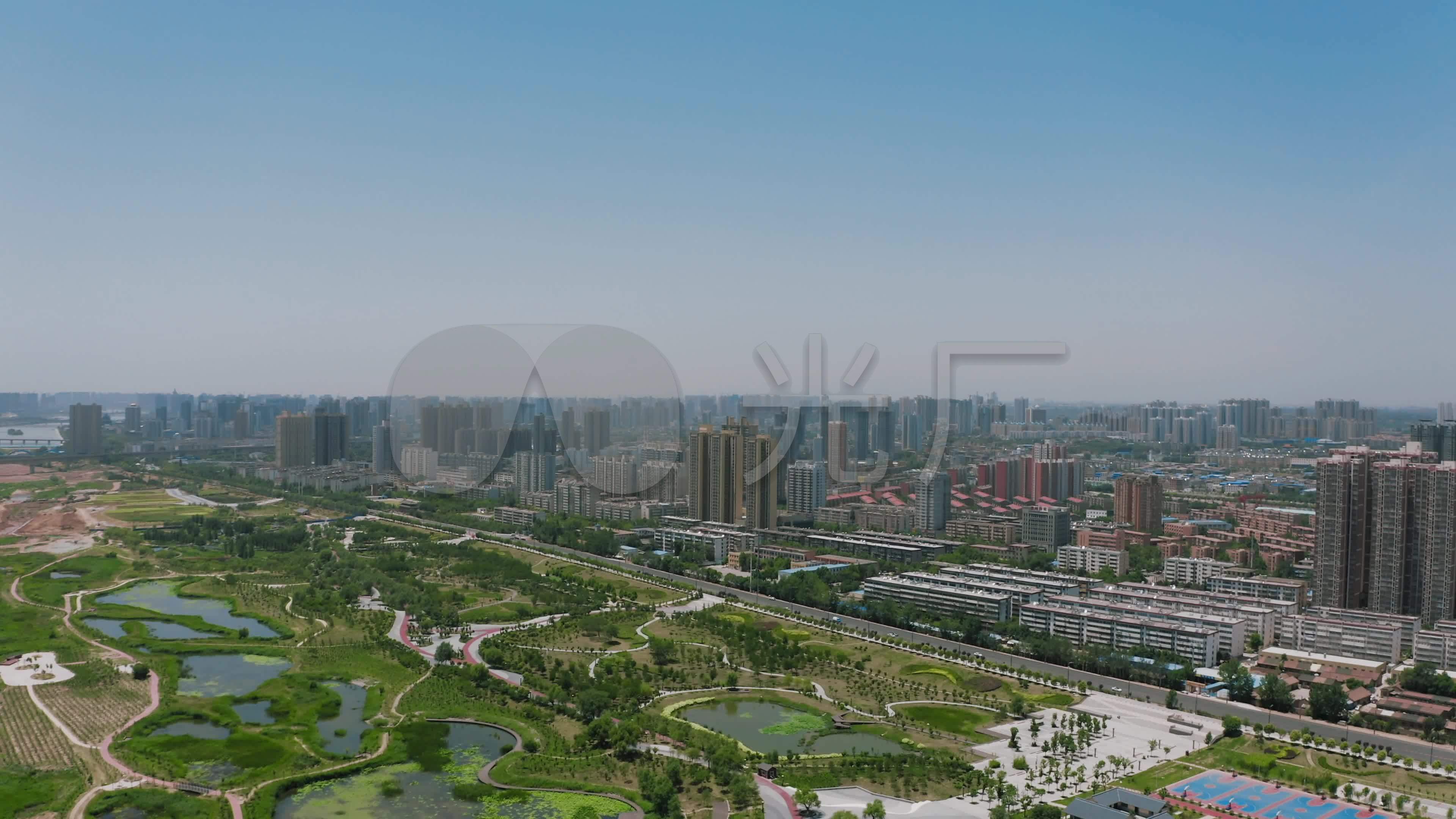 【4k】咸阳市渭城区航拍