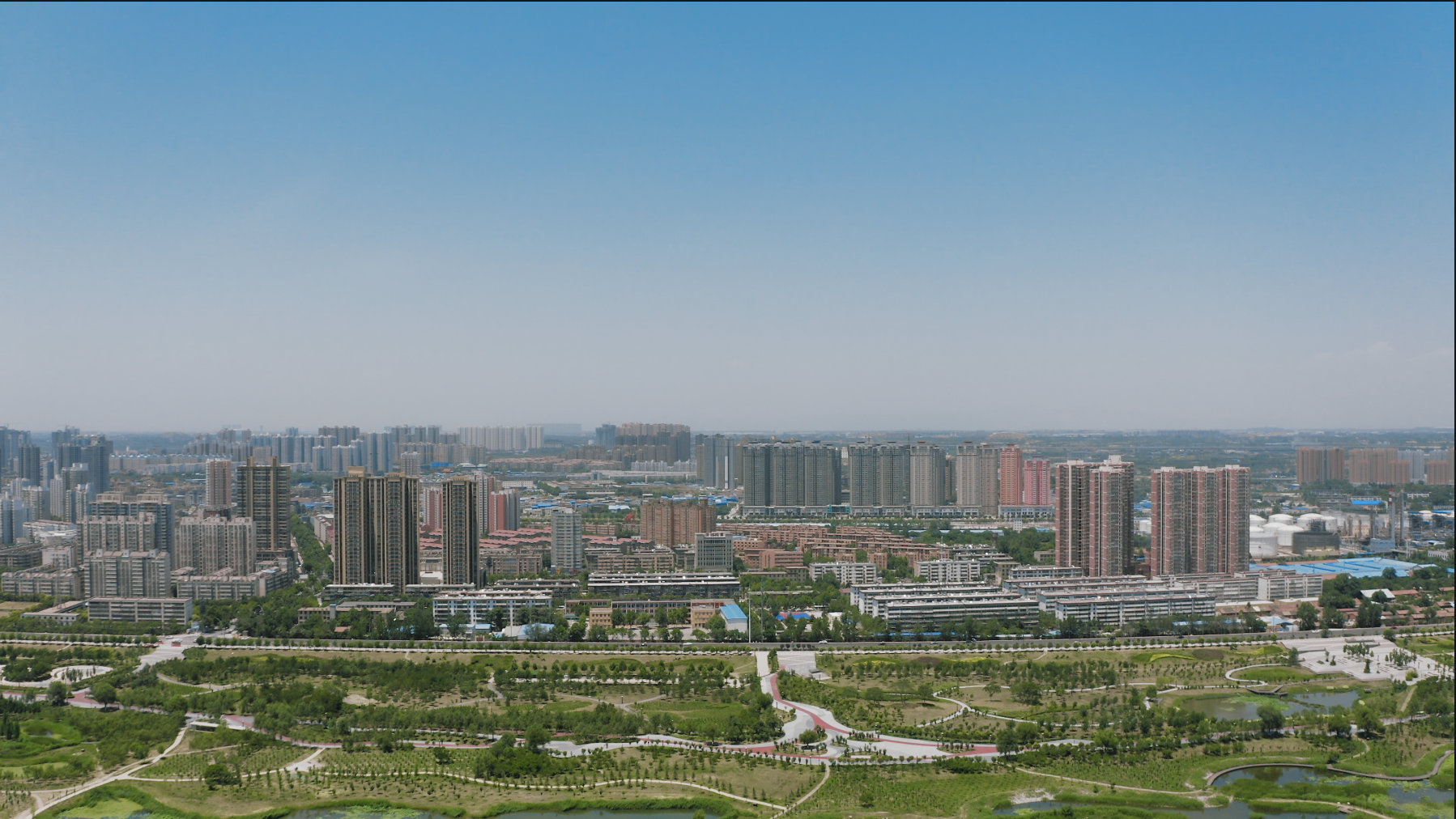 【4k】咸阳市渭城区航拍