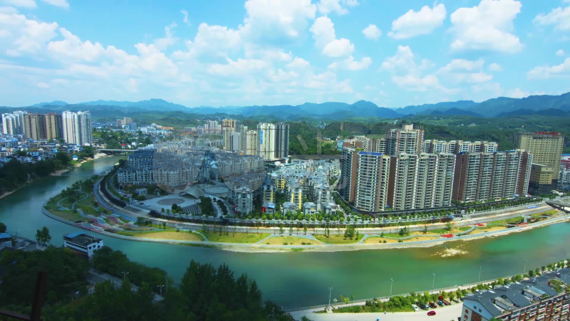 松桃县城全景延时