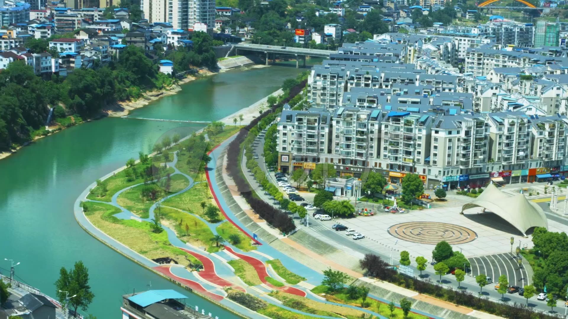 松桃县城全景延时