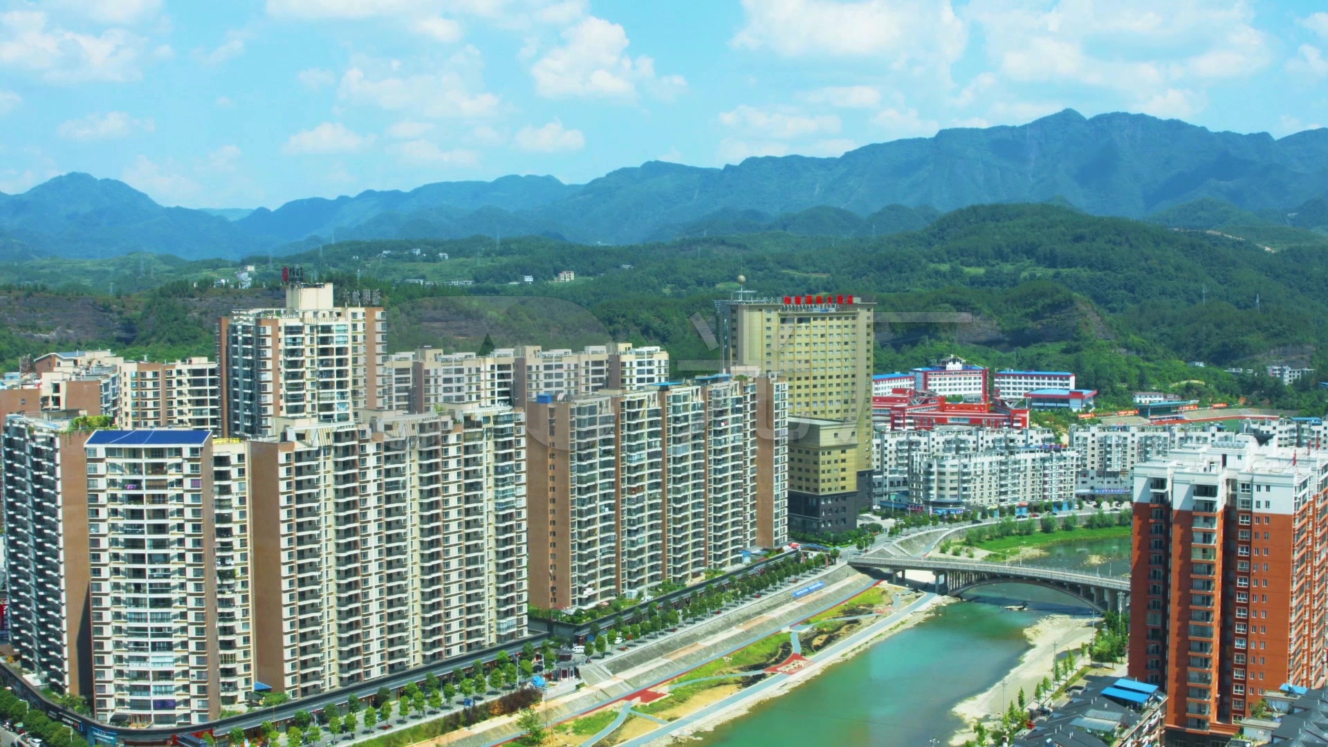 松桃县城全景延时
