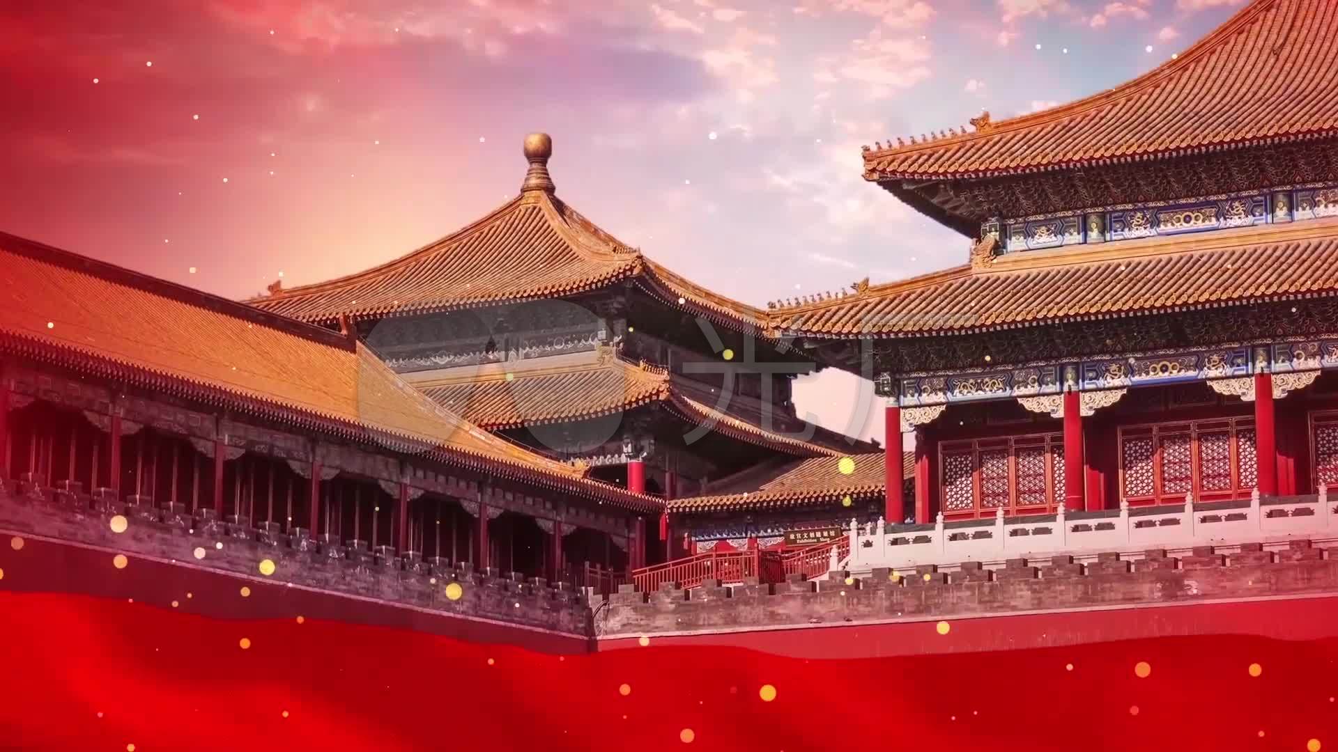 少年中国说歌曲配乐背景视频素材4_1920x1080_高清(:)