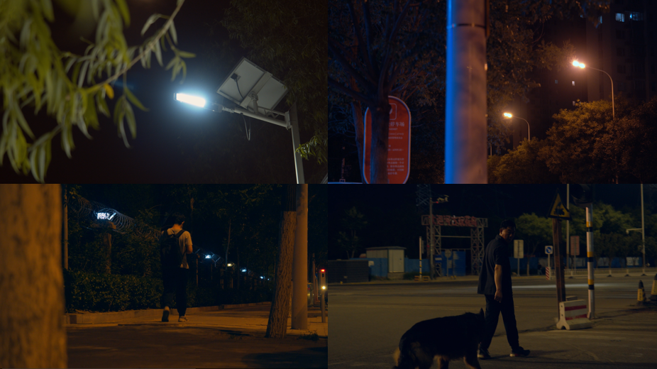 【原创】4k城市夜晚路灯,夜晚的人们