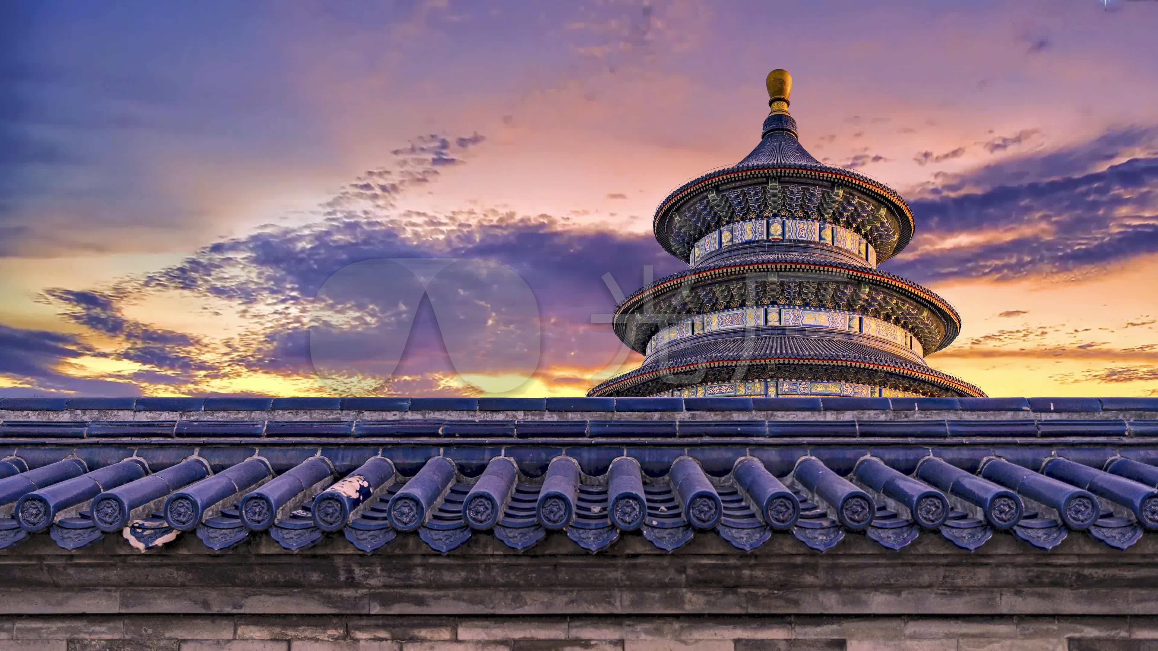天坛故宫人文历史古建筑中国古_3840x2160_高清视频
