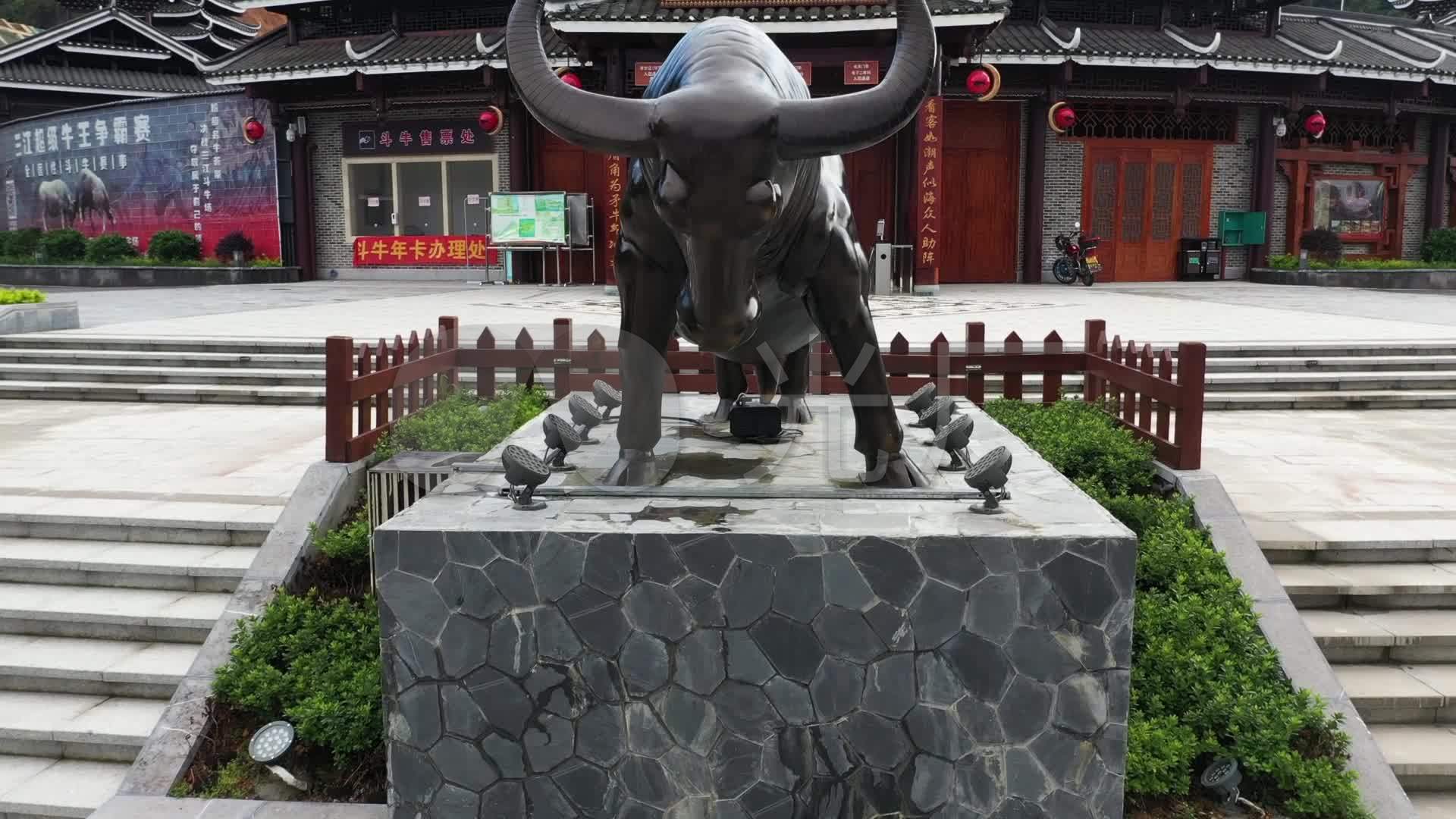 三江斗牛场中国月也侗寨柳州三江斗牛
