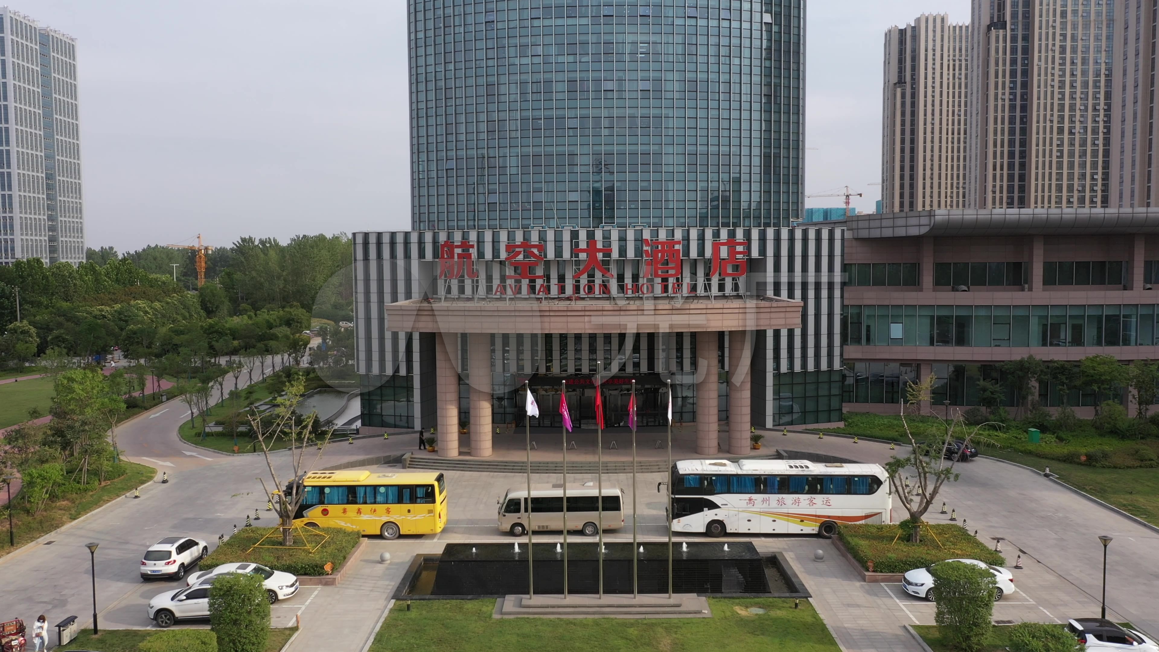 4k-原素材-许昌航空大酒店航拍_3840x2160_高清视频
