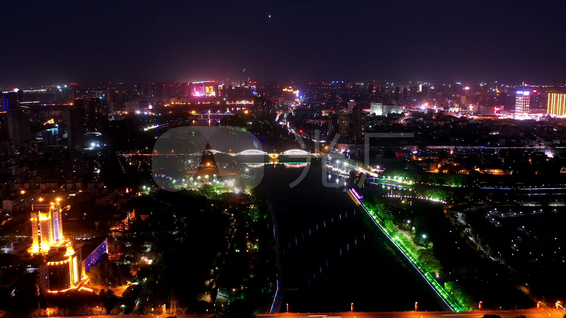 延时-漯河夜景延时