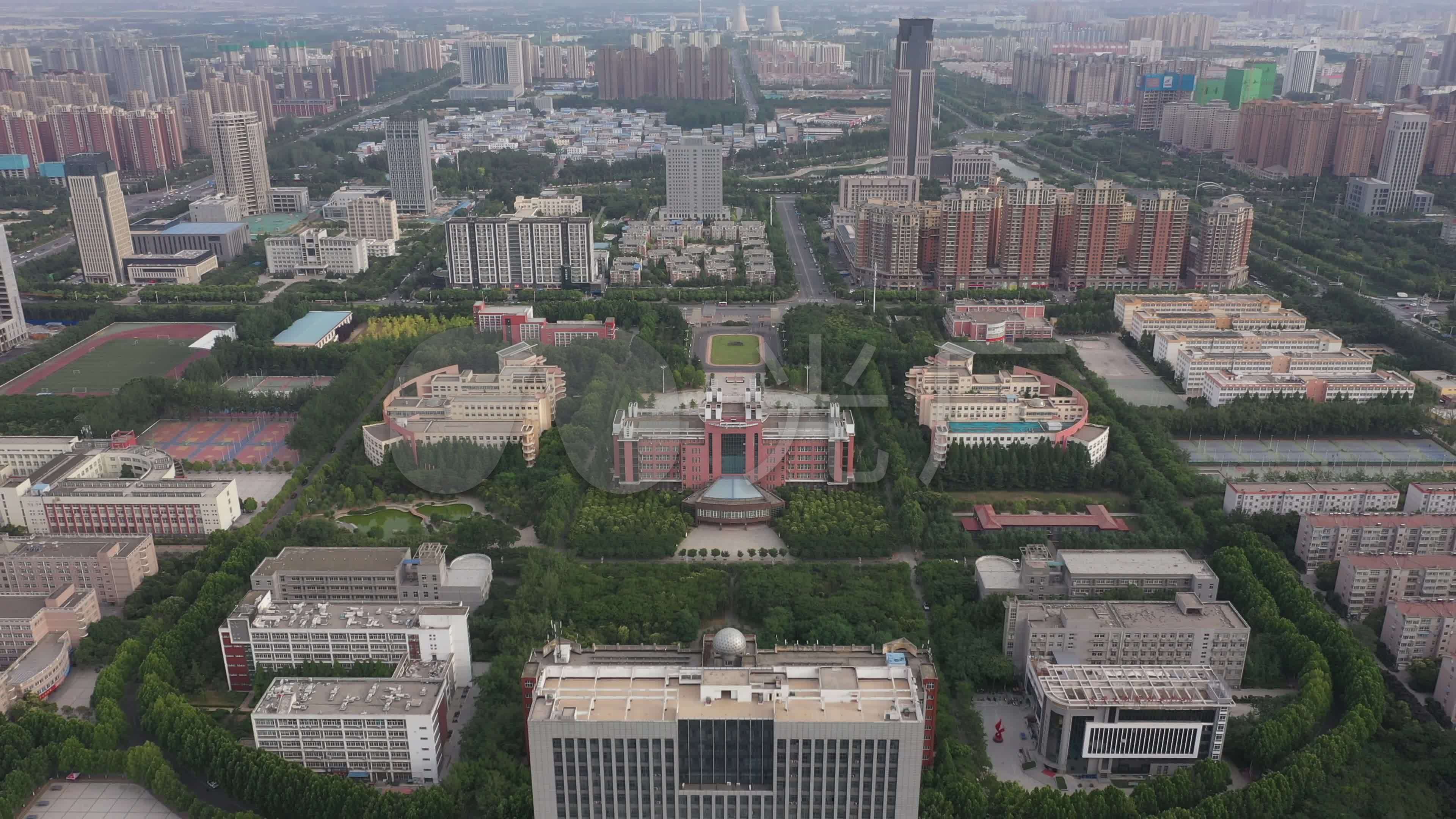 4k-原素材-许昌学院航拍_3840x2160_高清视频素材下载