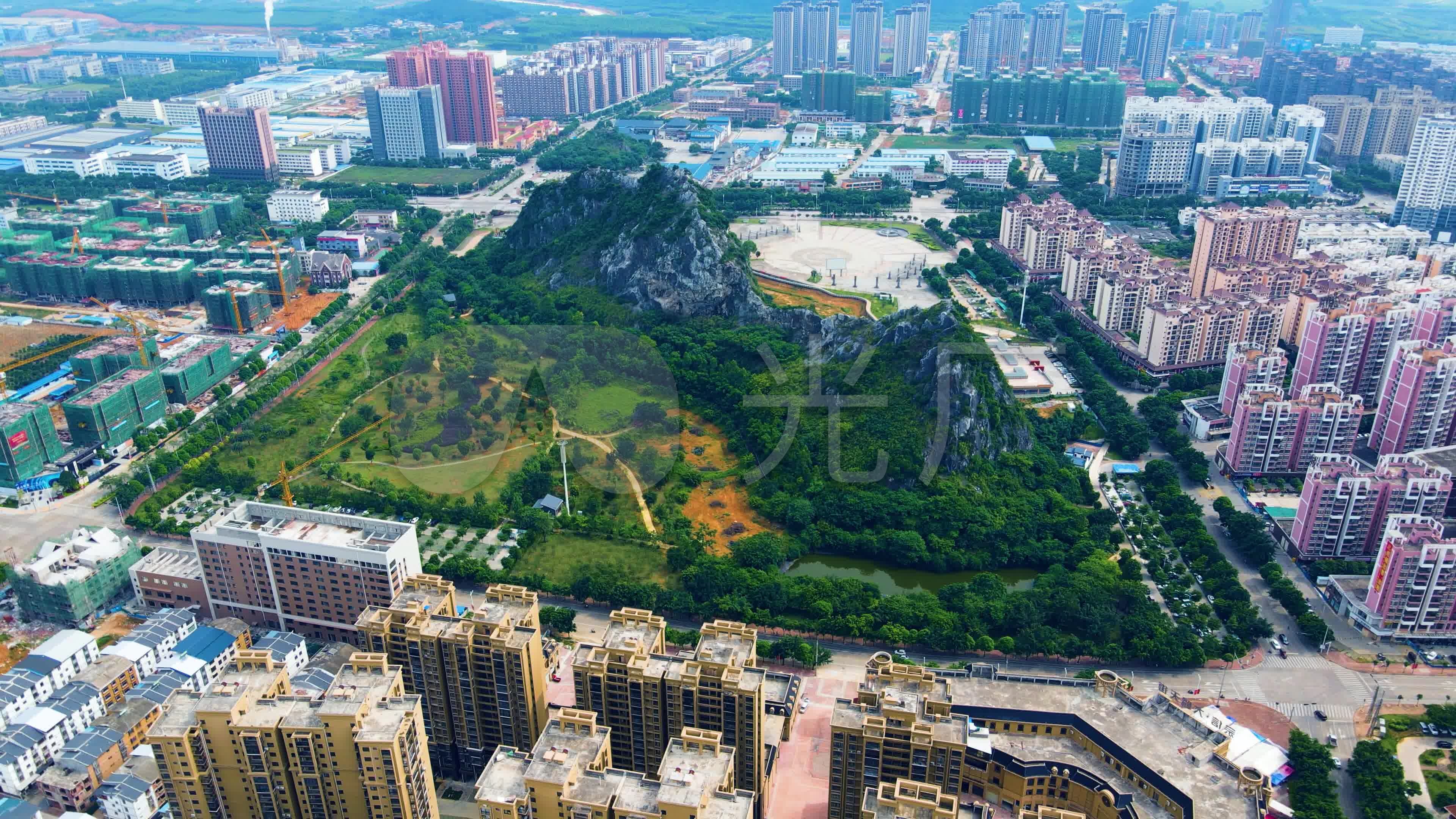 航拍武鸣大帽山公园_3840x2160_高清视频素材下载(编号:4674867)_实拍
