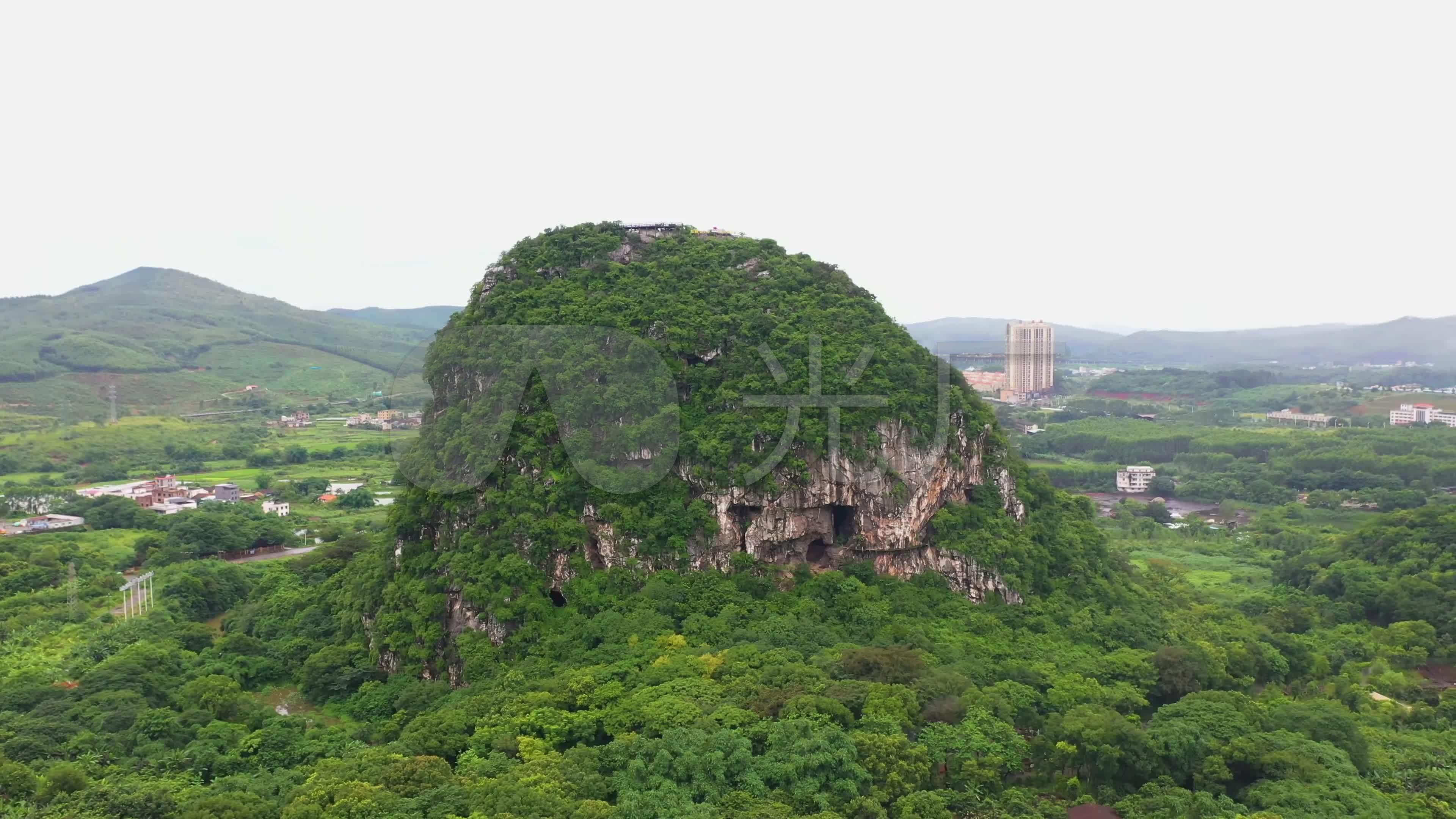 韶关马坝狮子岩航拍【4k】_3840x2160_高清视频素材