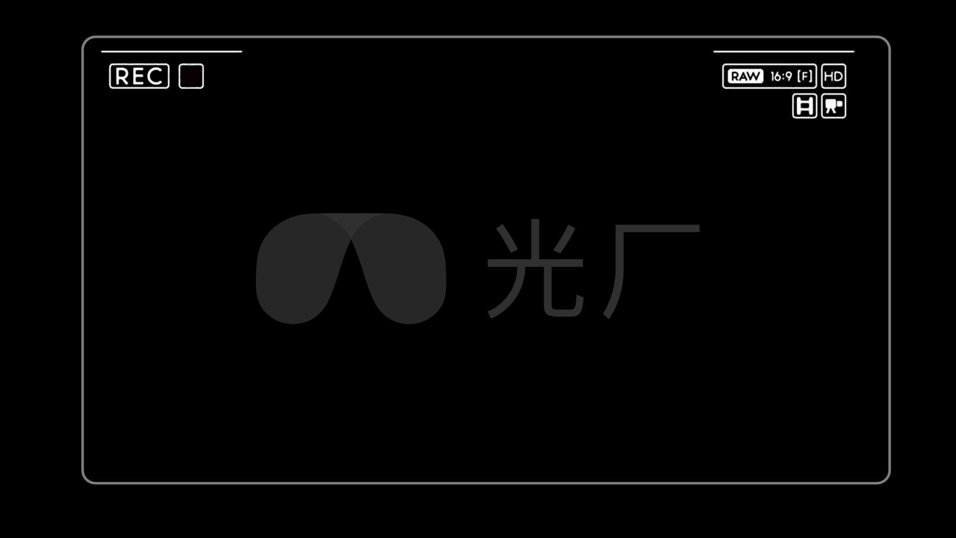 相机拍摄录制花絮拍照摄像框