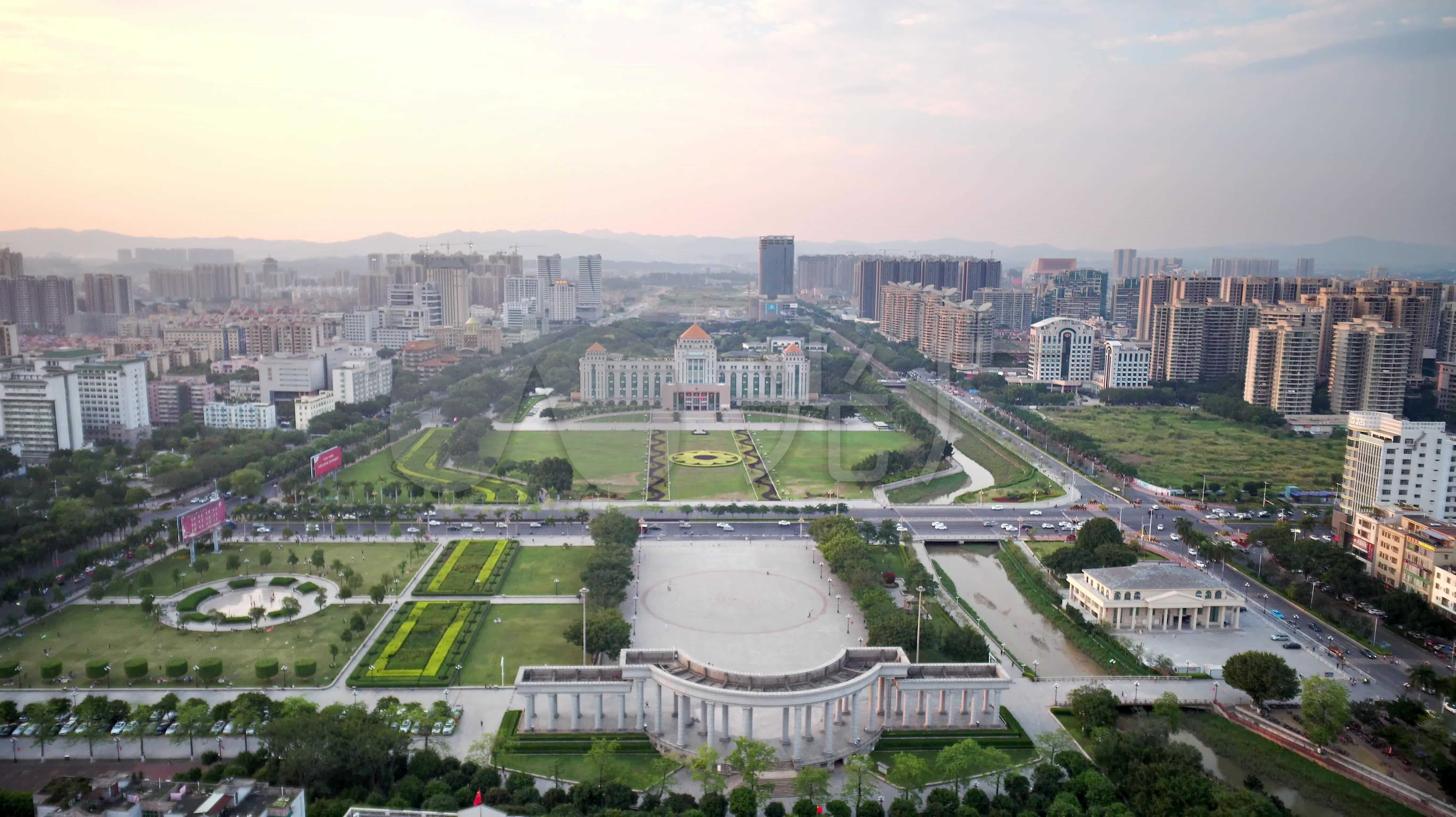 花都广场夜景图片,广州市花都广场图片,花都广场夜景_大山谷图库