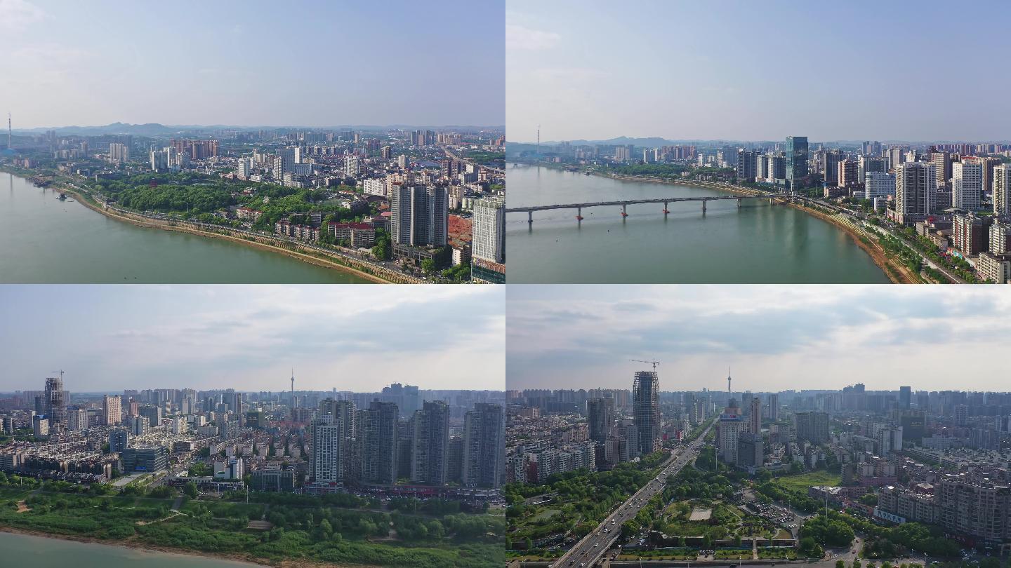 城市 河流 株洲 景观 航拍 株洲最美航拍 江景 船只 株洲市中心 株洲
