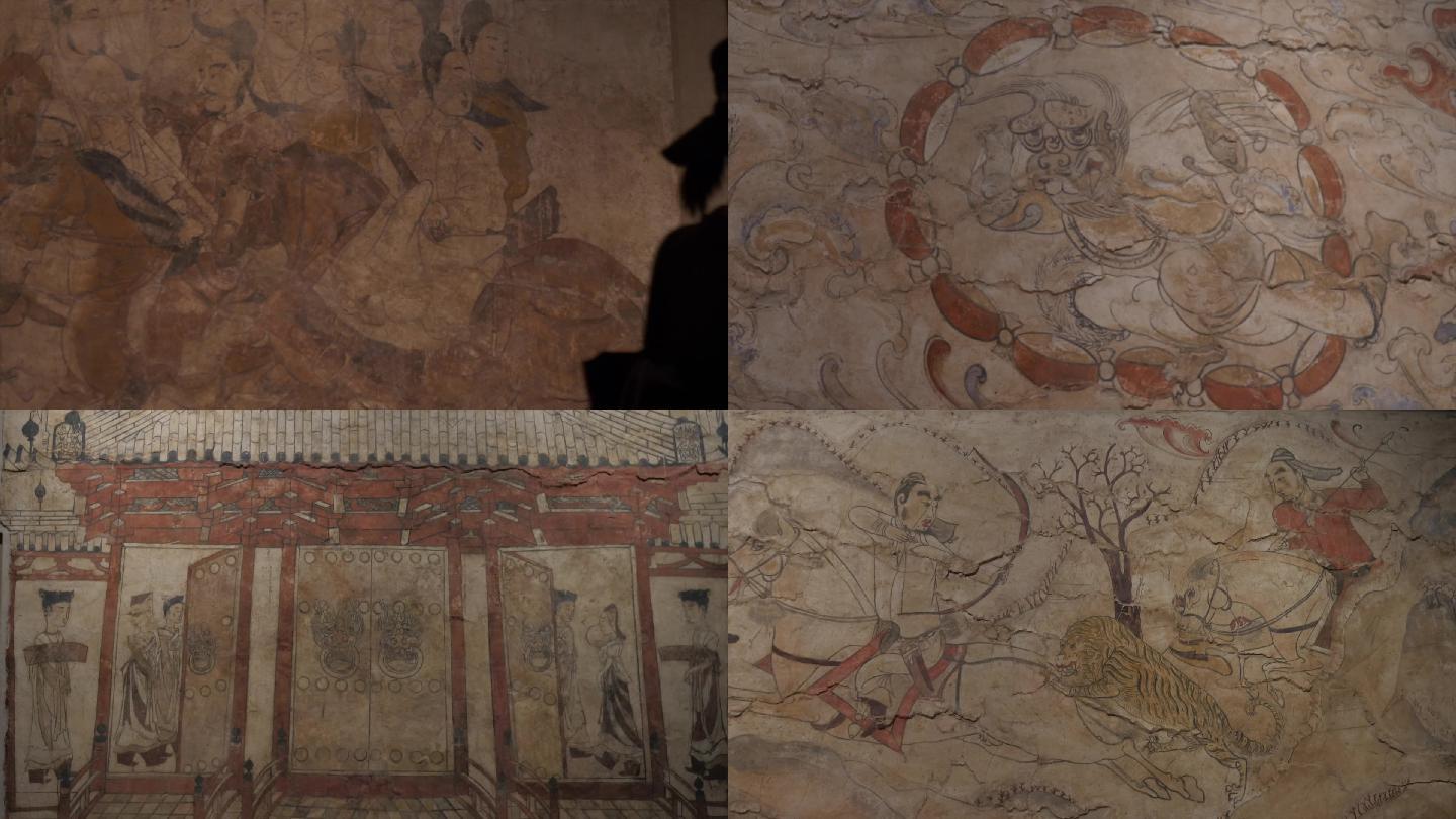 北魏墓葬壁画 山西博物院展