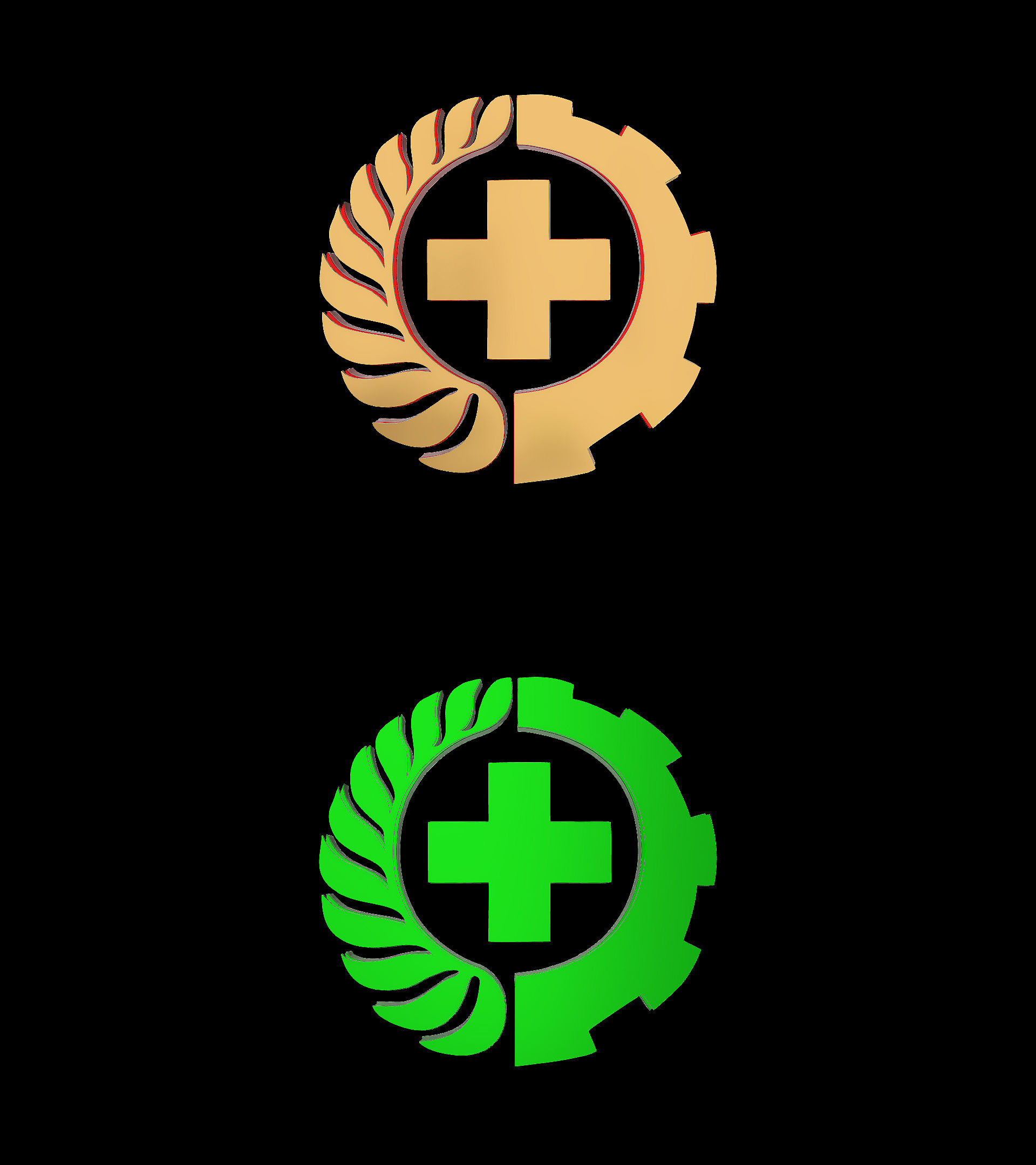 两款安全生产logo*循环透明通道_视频素材包下载(编号:4687344)_影视