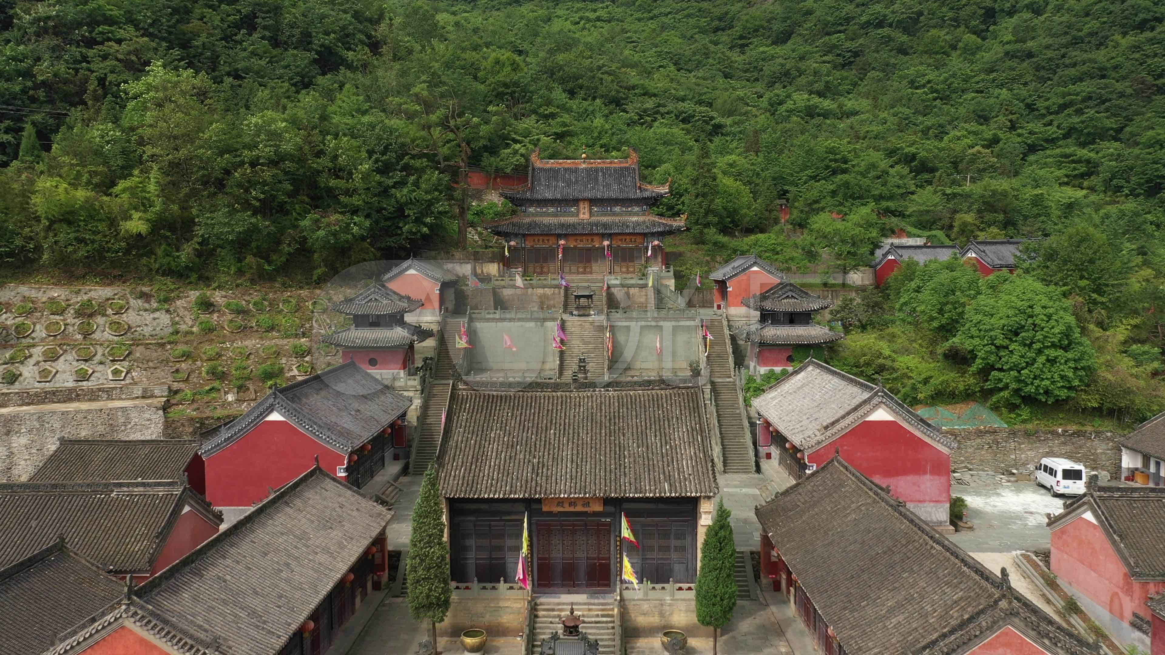 4k-原素材-武当山琼台中观_3840x2160_高清视频素材