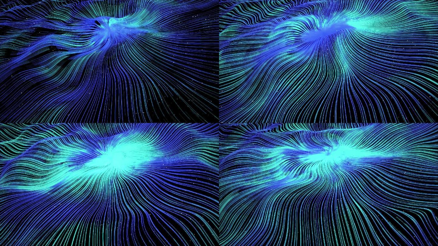 粒子流线旋涡-1