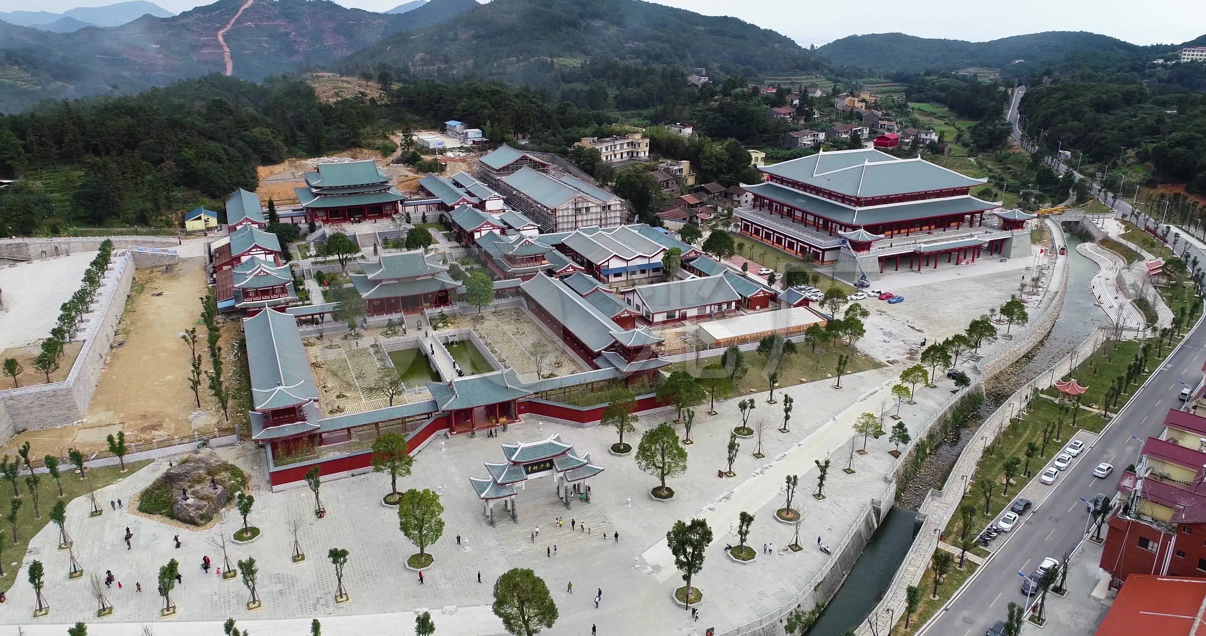 航拍福建省莆田市南少林寺_视频素材包下载(编号:)