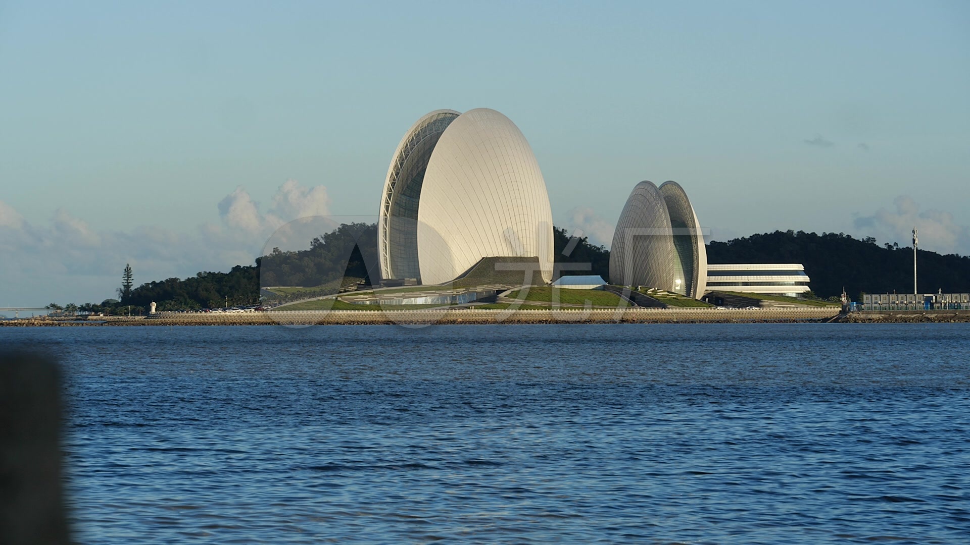 日月贝 歌剧院 珠海 海边 海岸线