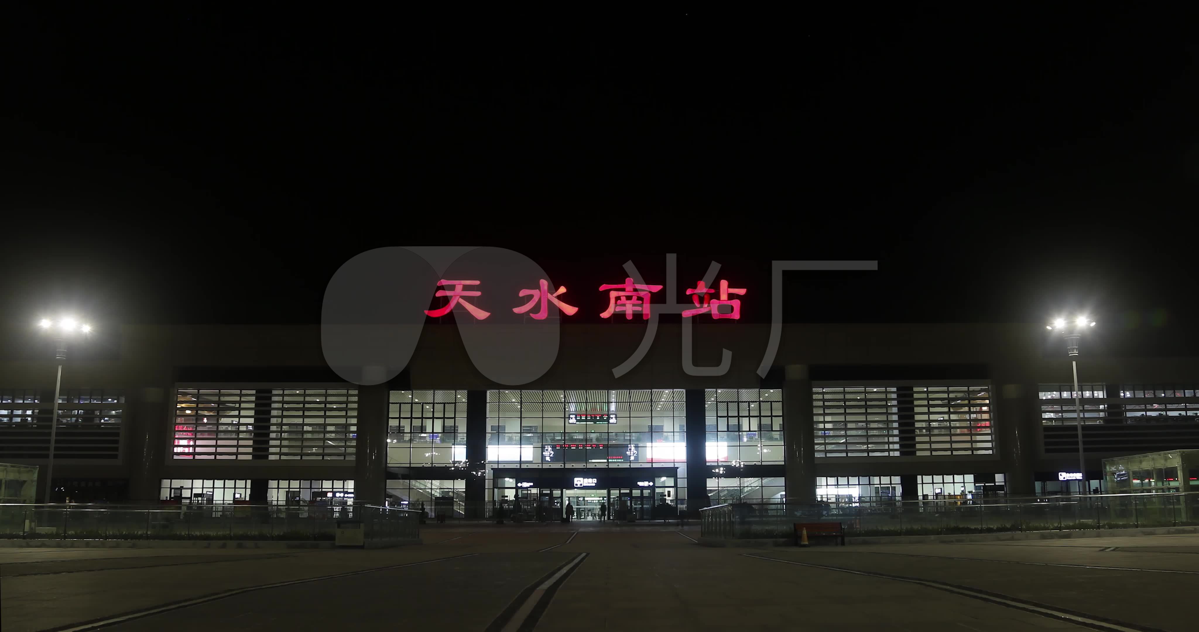 4k天水南站火车站_40962160_高清素材