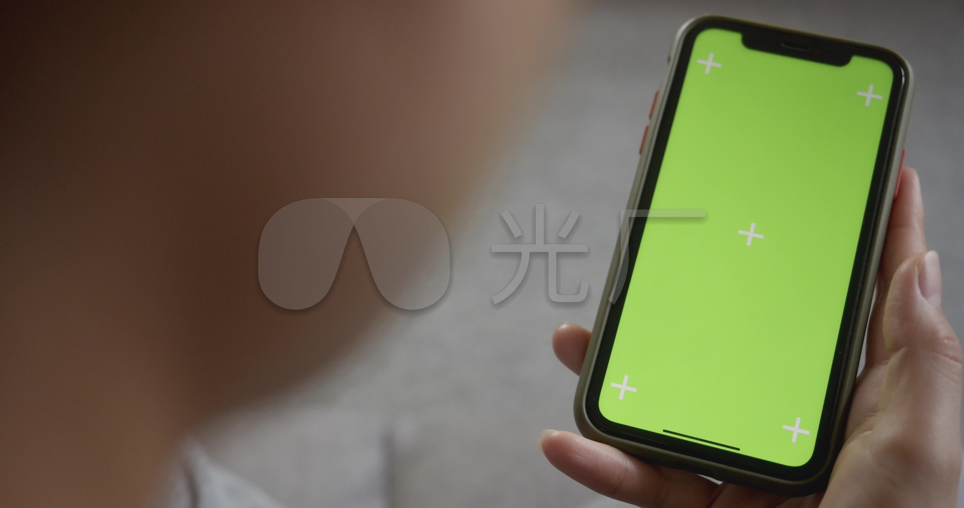 4k商务手机绿幕抠图换屏,手机操作手势_4096x2160_高清视频素材下载