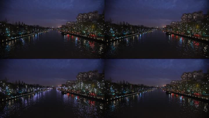 杭州运河夜景