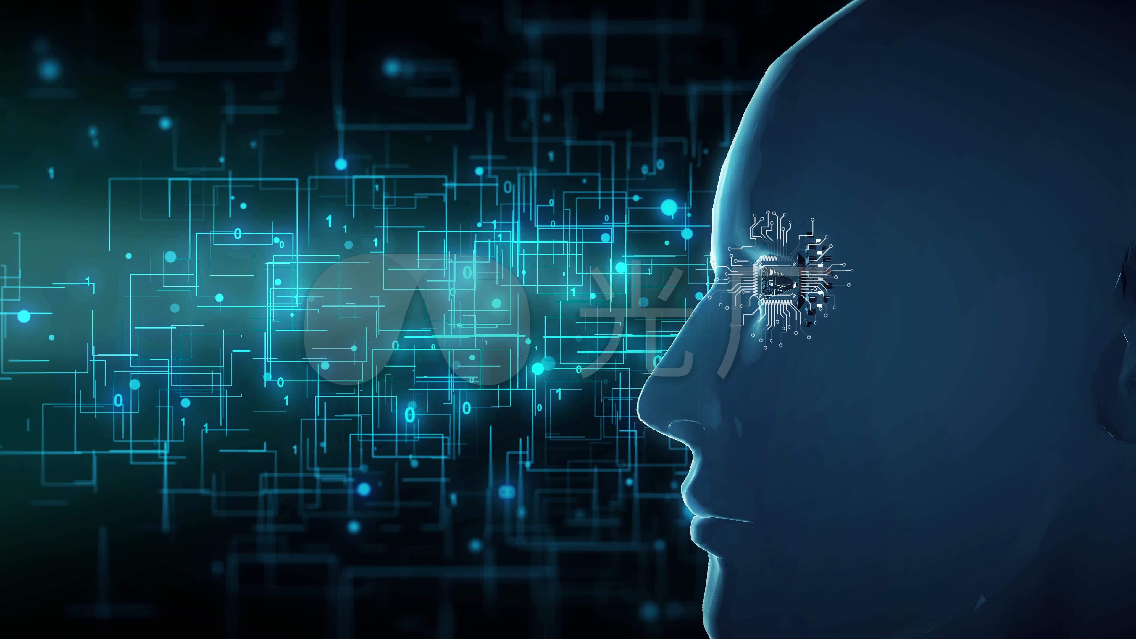 人工智能ai科技大脑动画