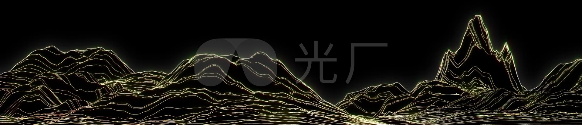 8k中国风线条山群(带通道)_其他下载(编号:4719808)_其他_vj师网 www.